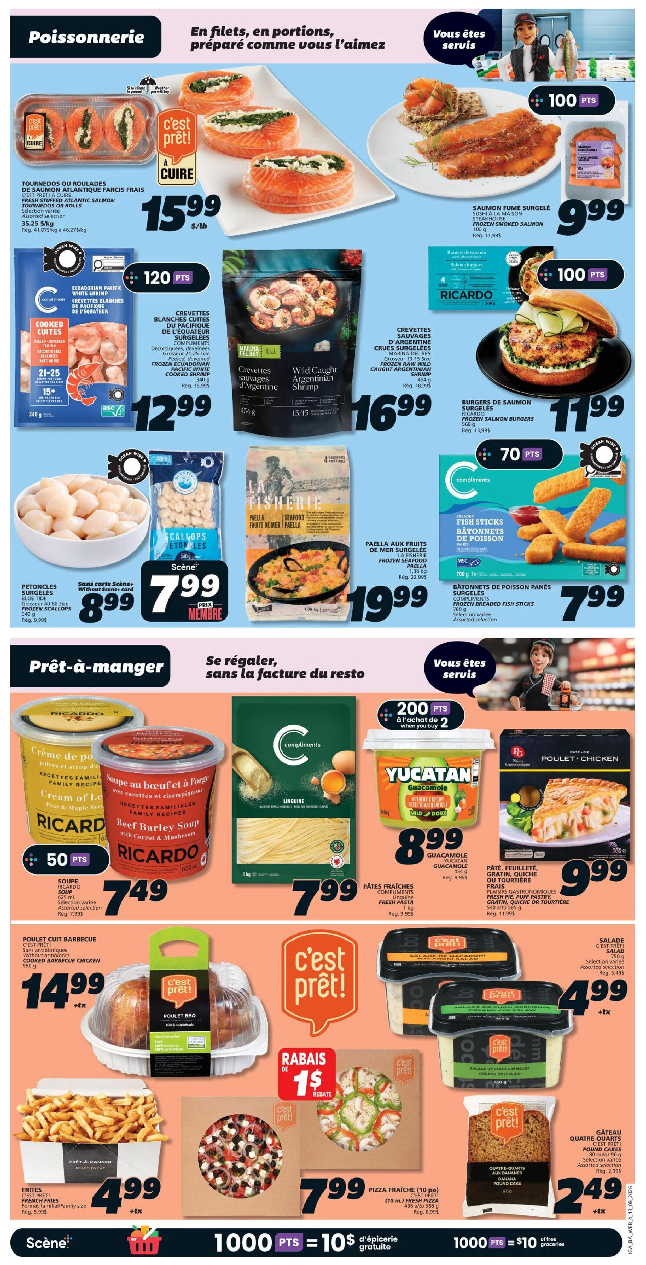 IGA (NB) Flyer August 13 to 19