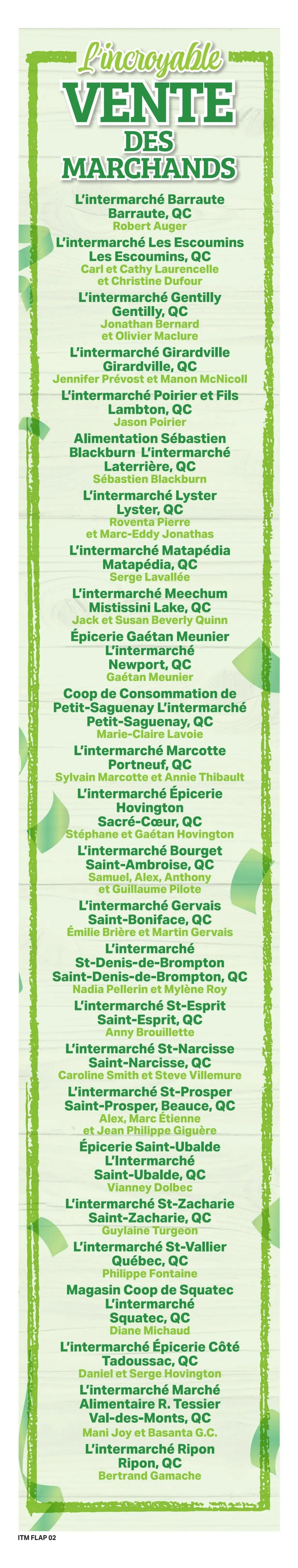 L'inter Marche Flyer August 13 to 19