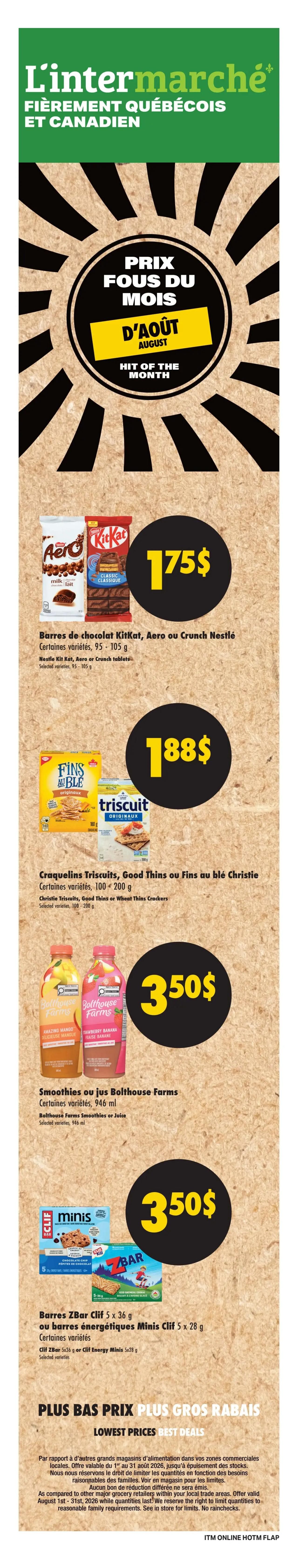 L'inter Marche Flyer August 13 to 19