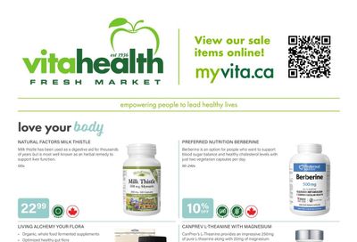 Vita Health Fresh Market Flyer August 6 to 26