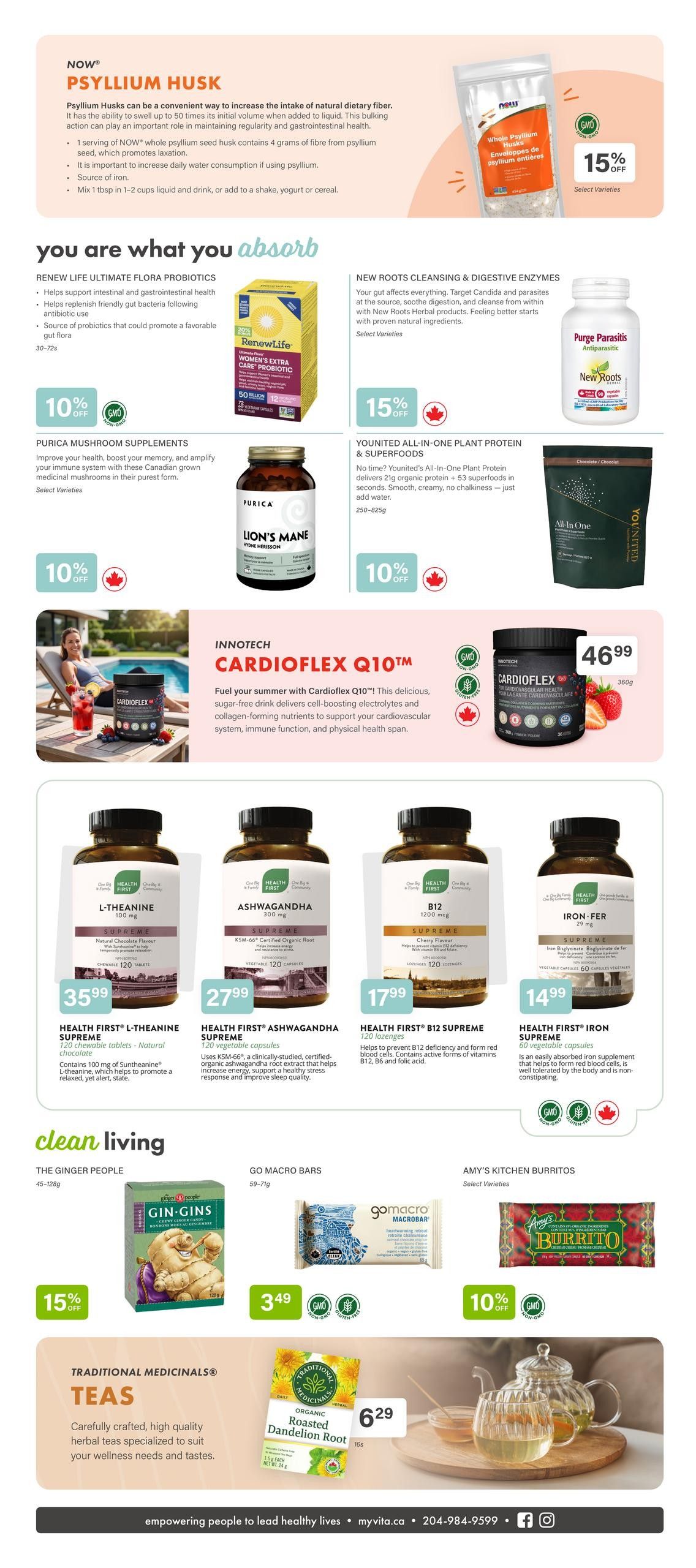 Vita Health Fresh Market Flyer August 6 to 26