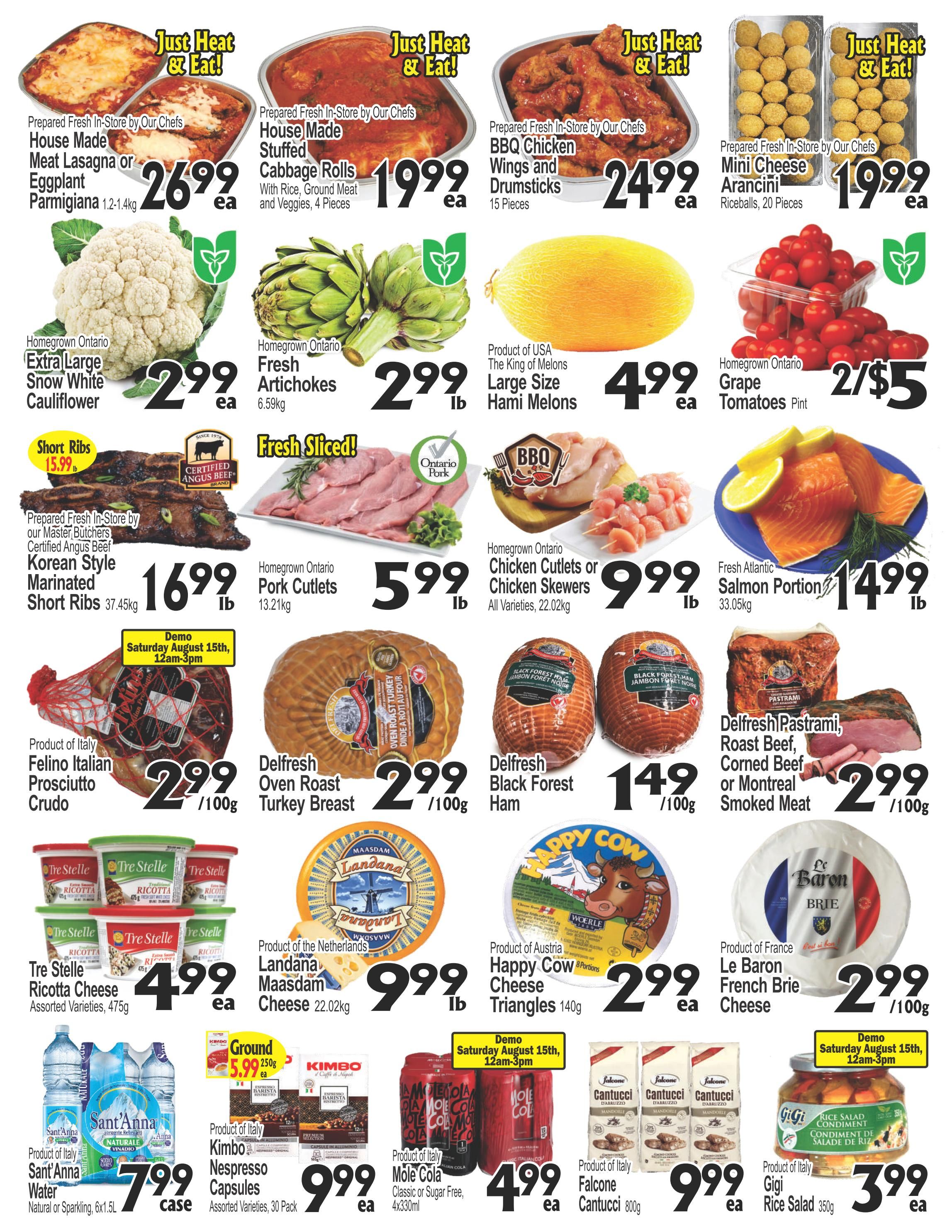 Cataldi Fresh Market Flyer August 12 to 18