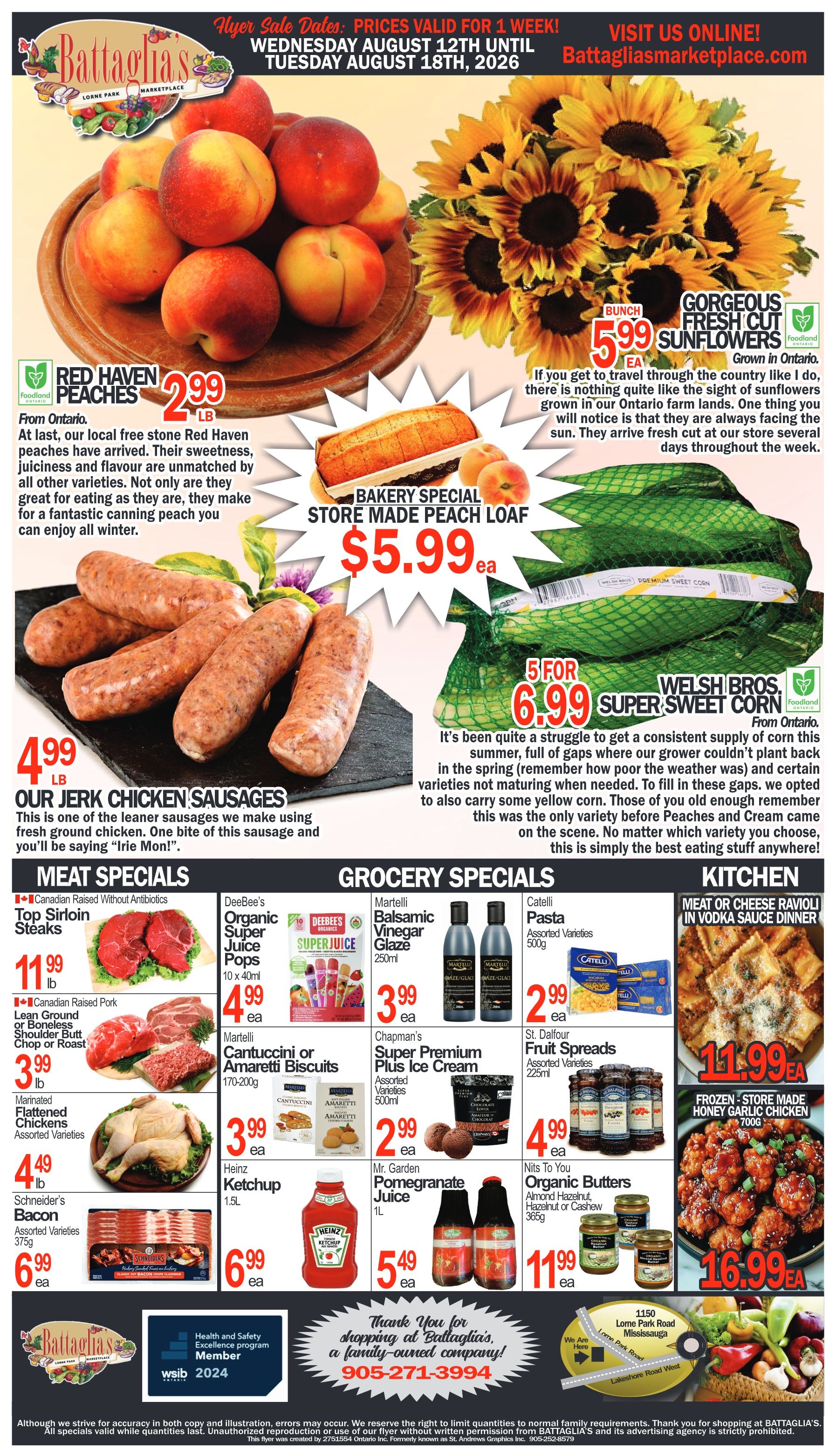 Battaglia's Marketplace Flyer August 12 to 18