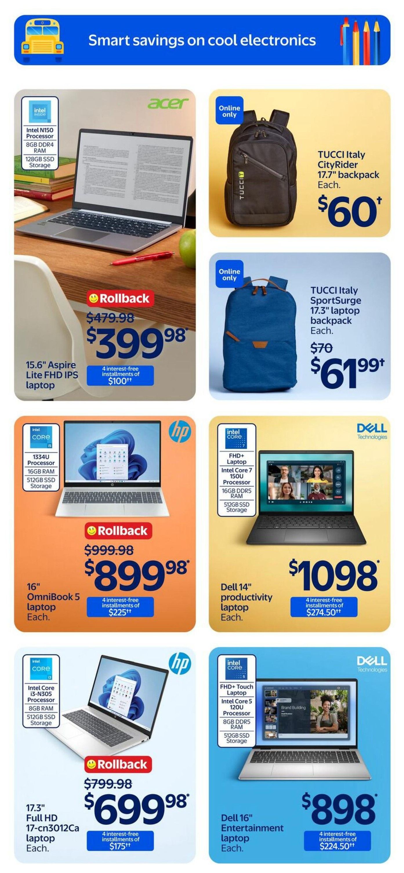 Walmart (West) Flyer August 13 to 19