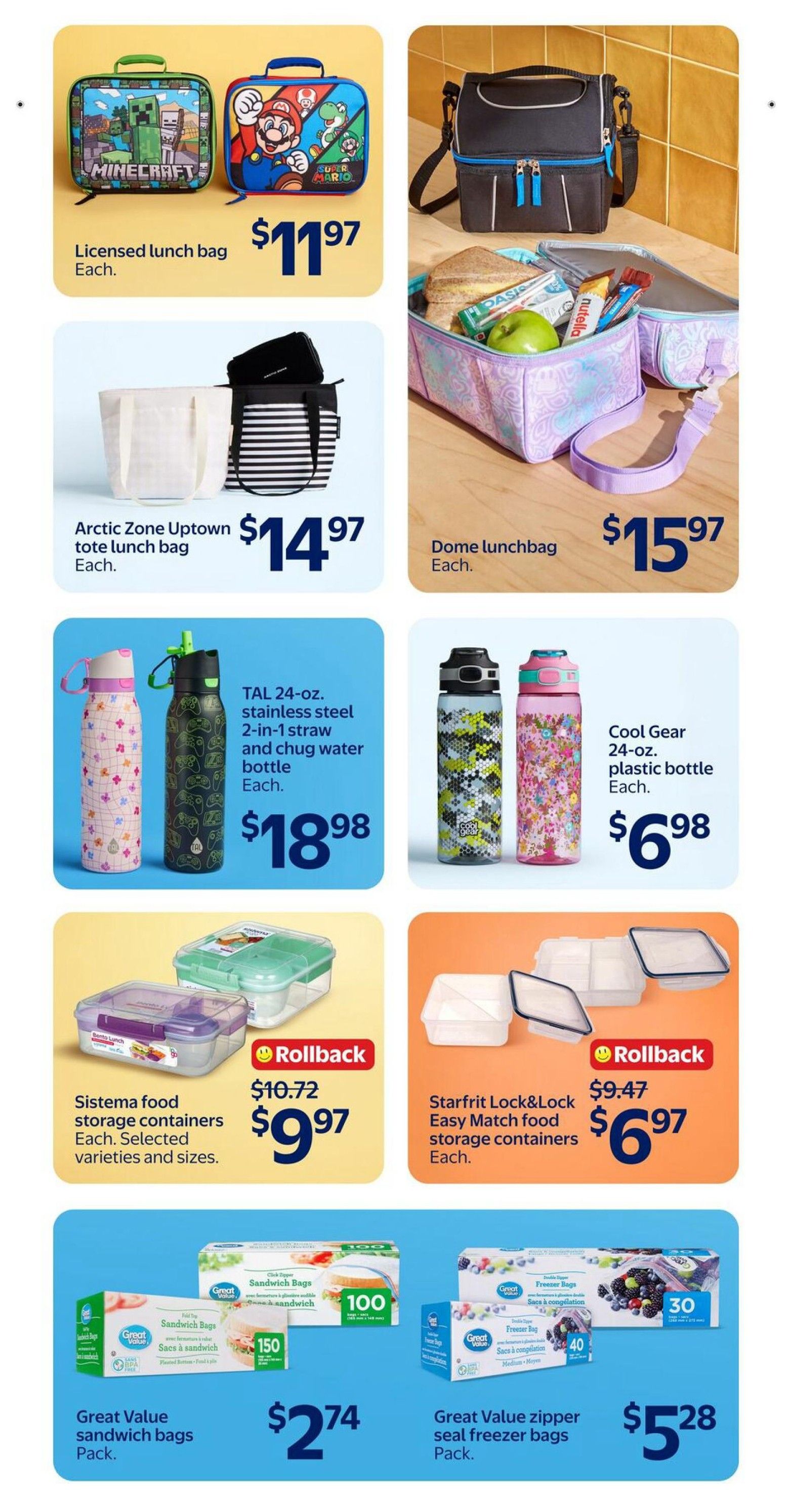 Walmart (West) Flyer August 13 to 19