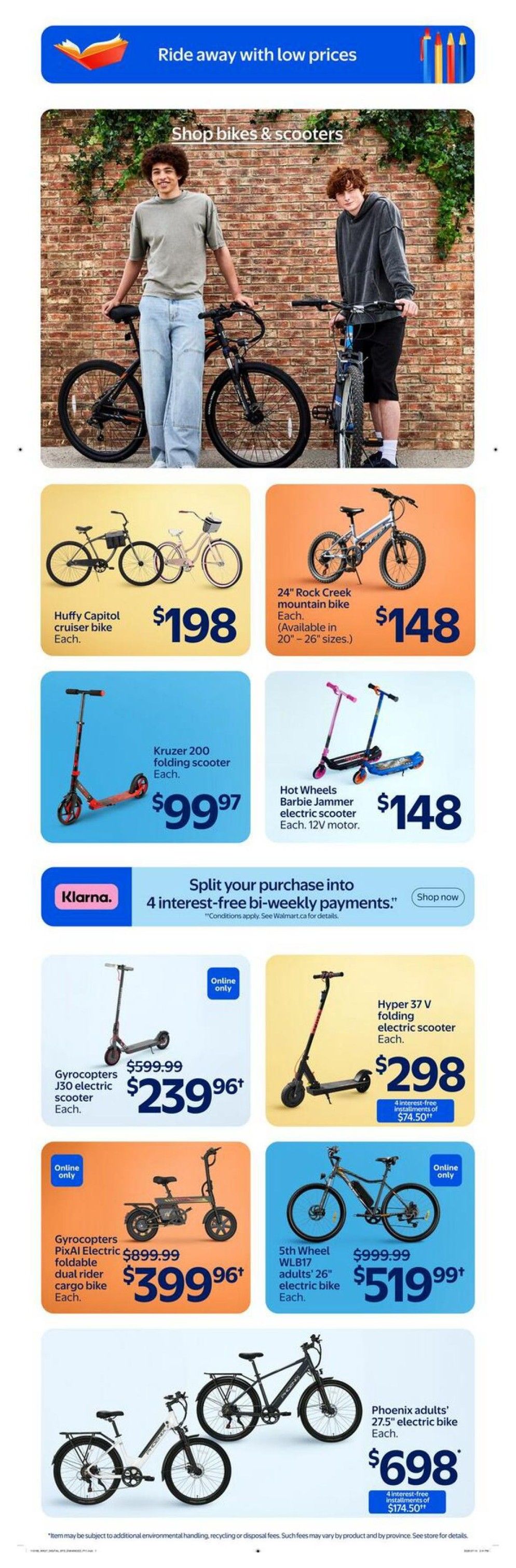 Walmart (West) Flyer August 13 to 19