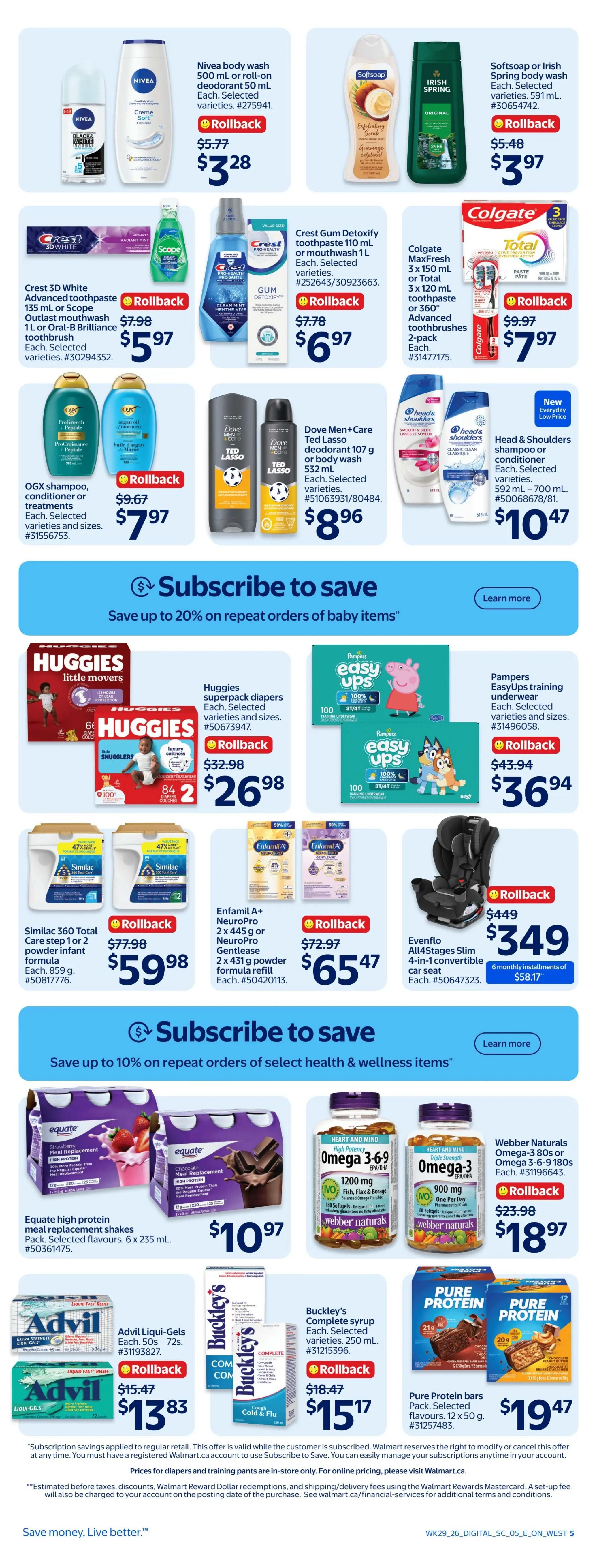 Walmart (West) Flyer August 13 to 19