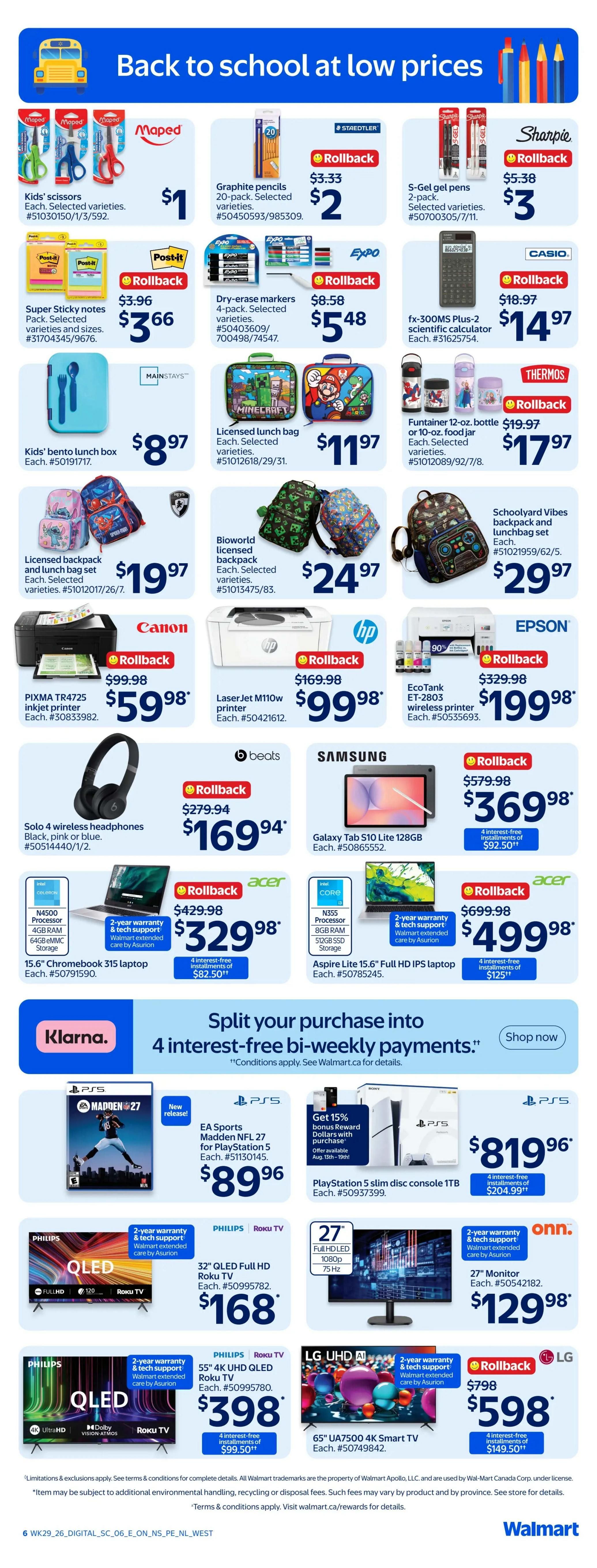 Walmart (ON) Flyer August 13 to 19