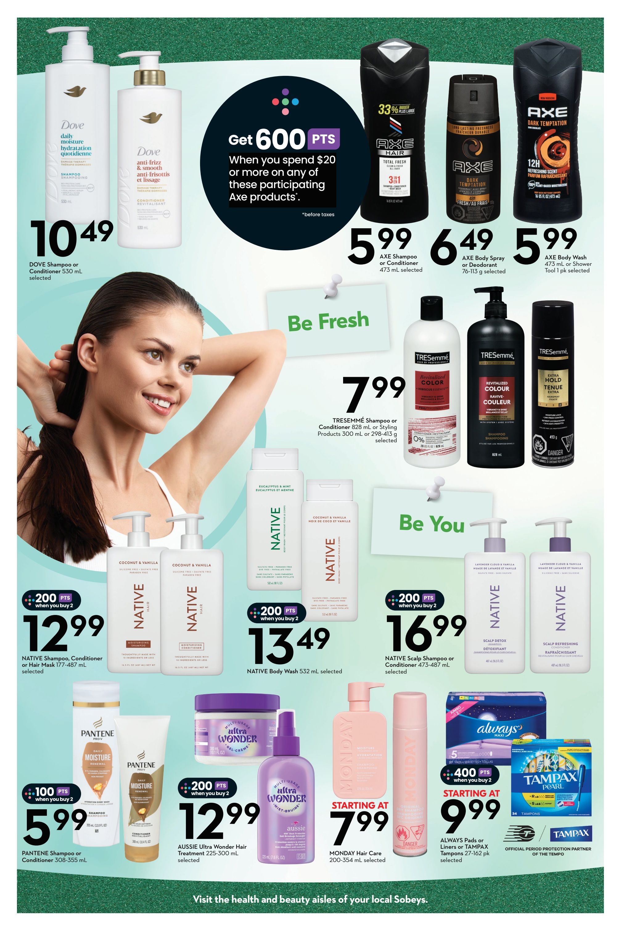 Sobeys (ON) Health And Beauty Flyer August 13 to September 16