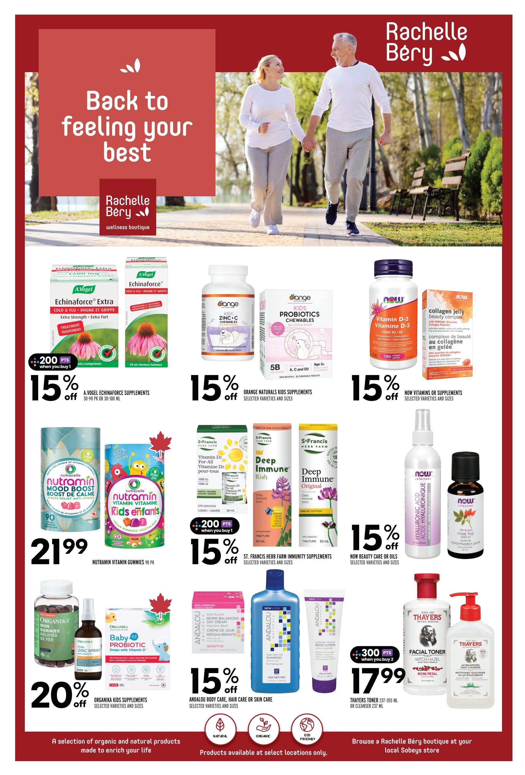 Sobeys (ON) Wellness Flyer August 13 to September 16