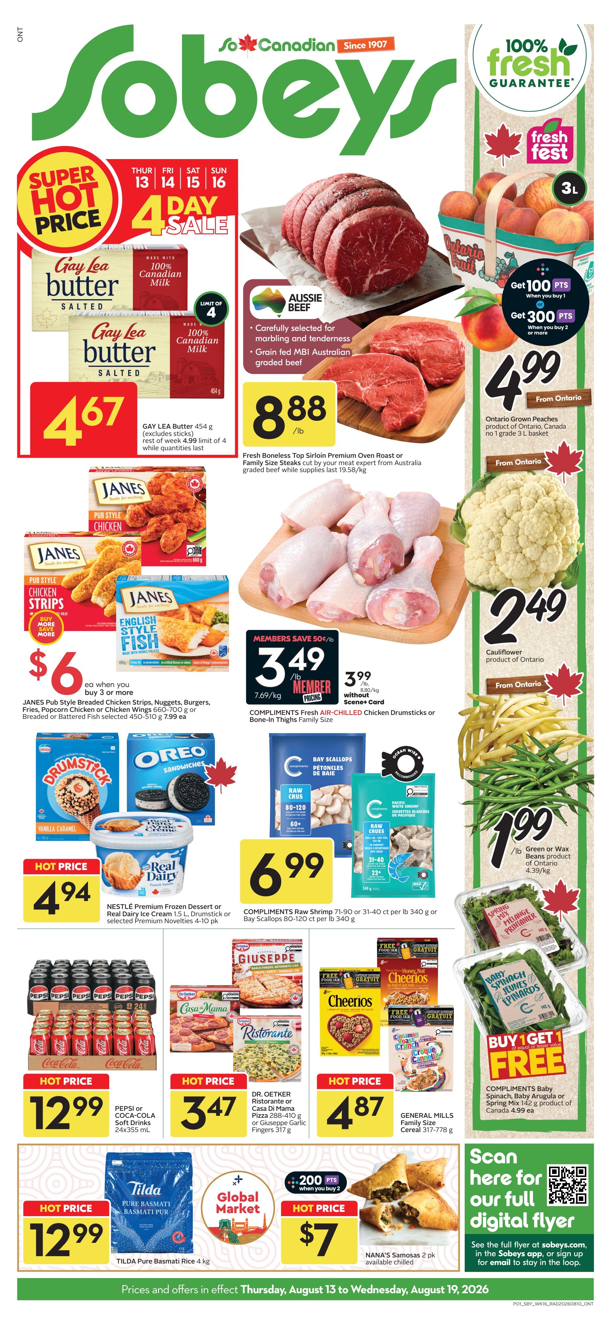 Sobeys (ON) Flyer August 13 to 19