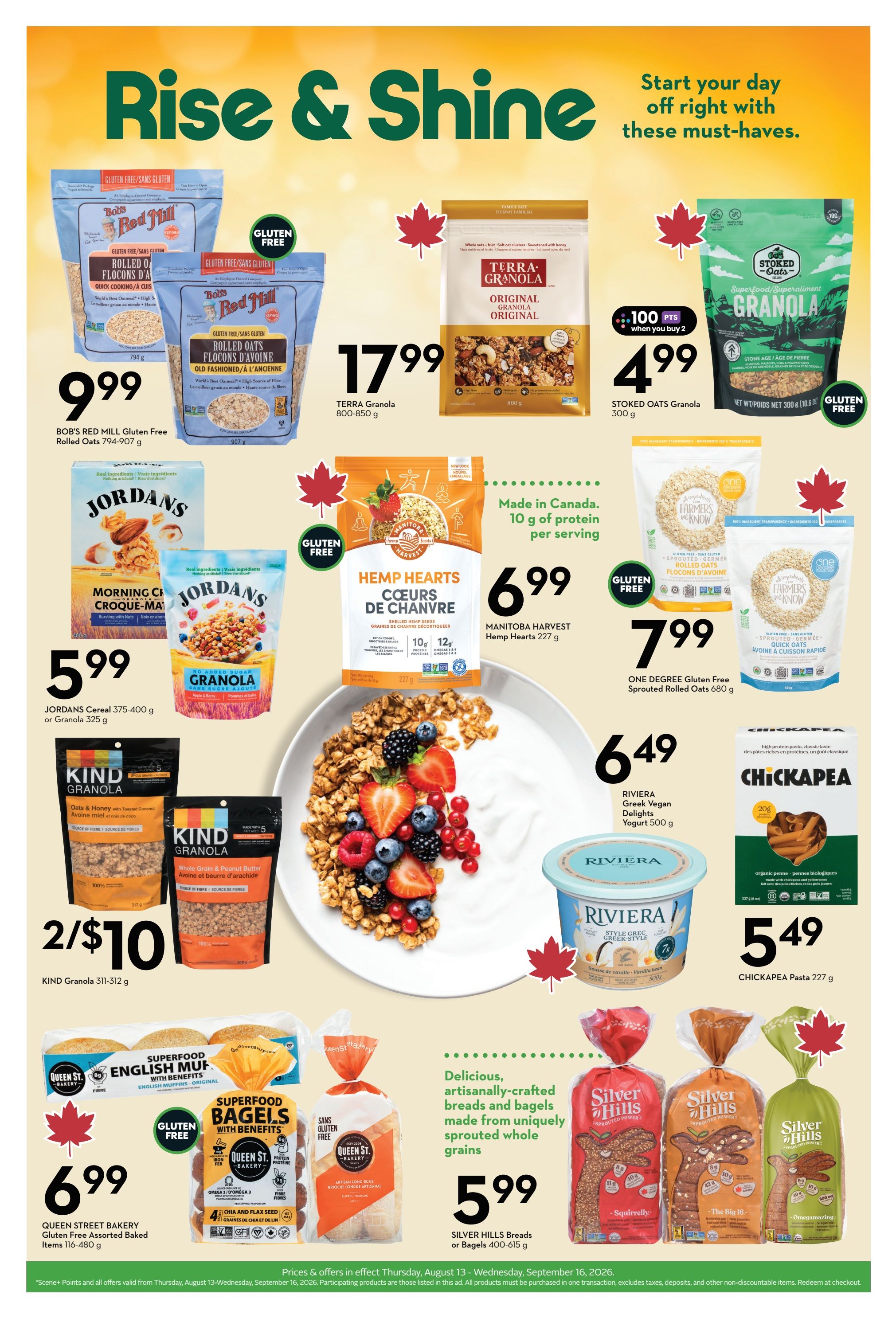 Sobeys (Atlantic) Wellness Flyer August 13 to September 16