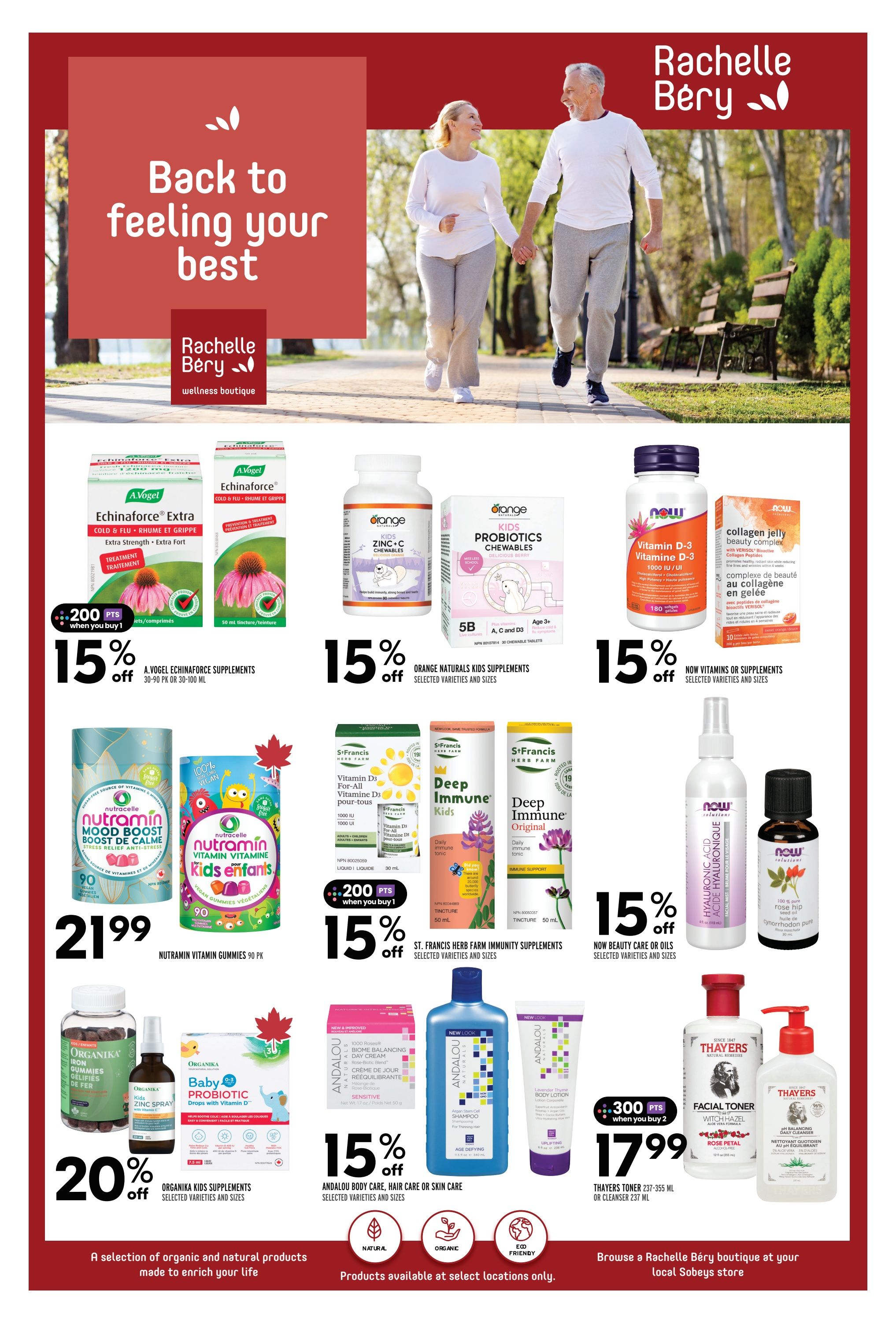Sobeys (Atlantic) Wellness Flyer August 13 to September 16