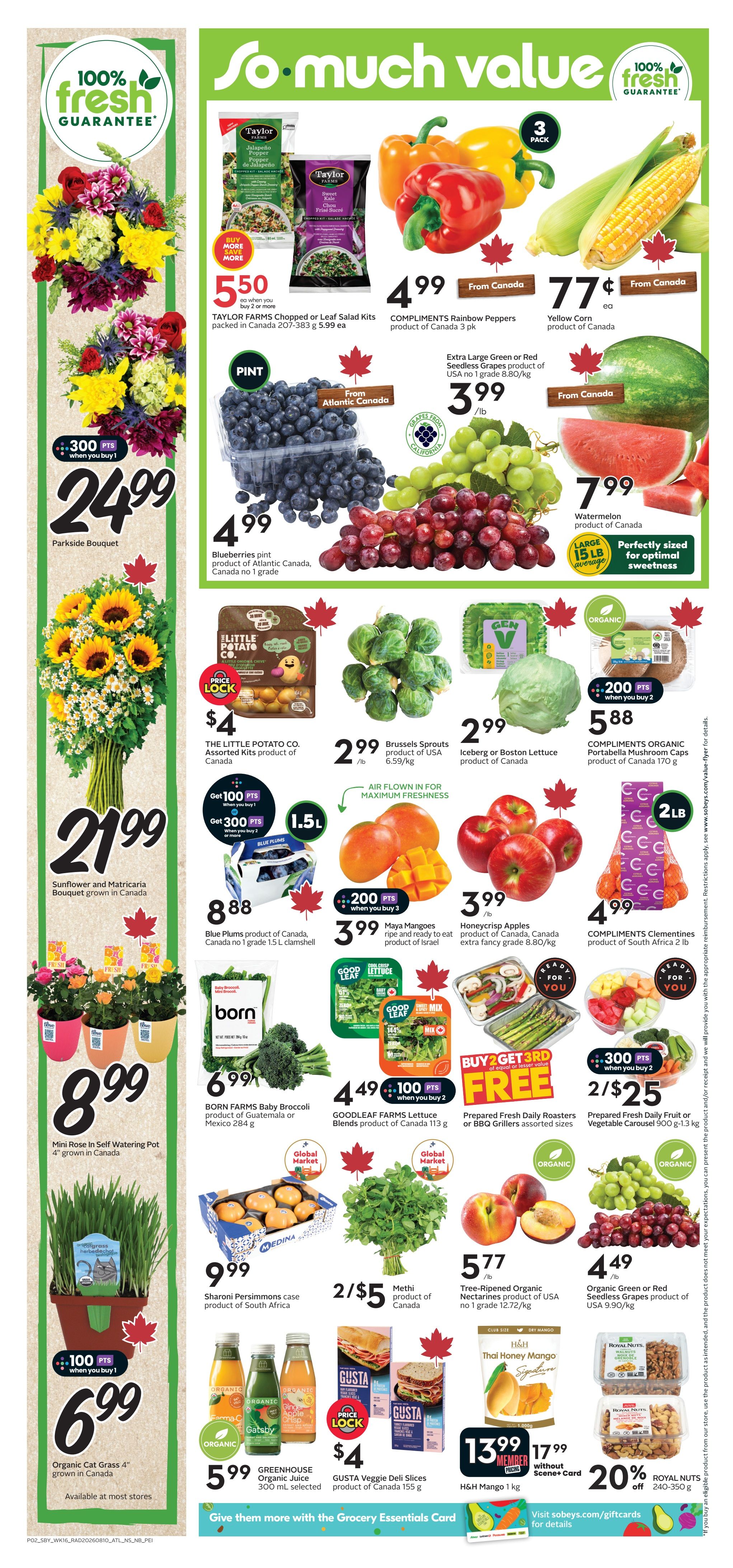 Sobeys (Atlantic) Flyer August 13 to 19