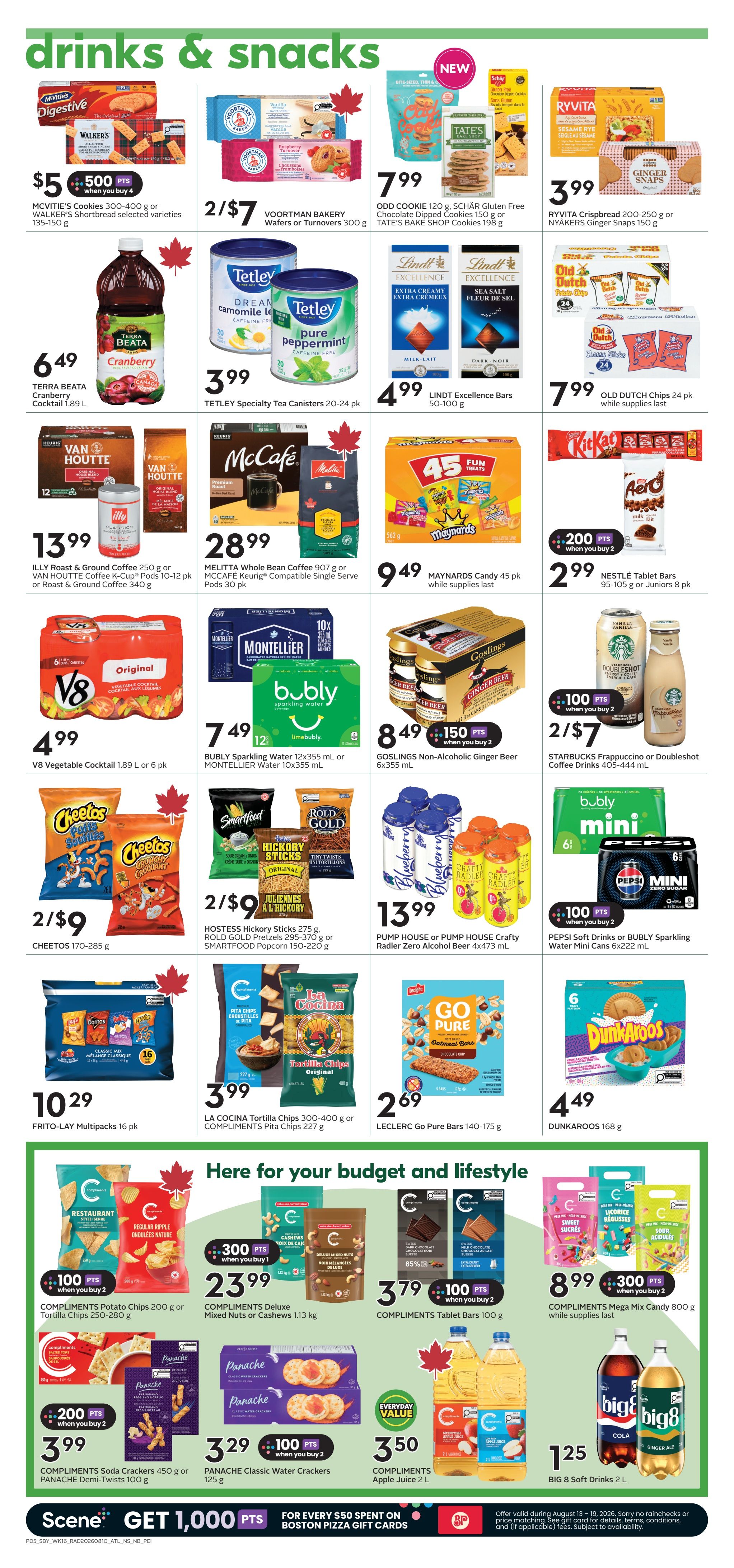 Sobeys (Atlantic) Flyer August 13 to 19
