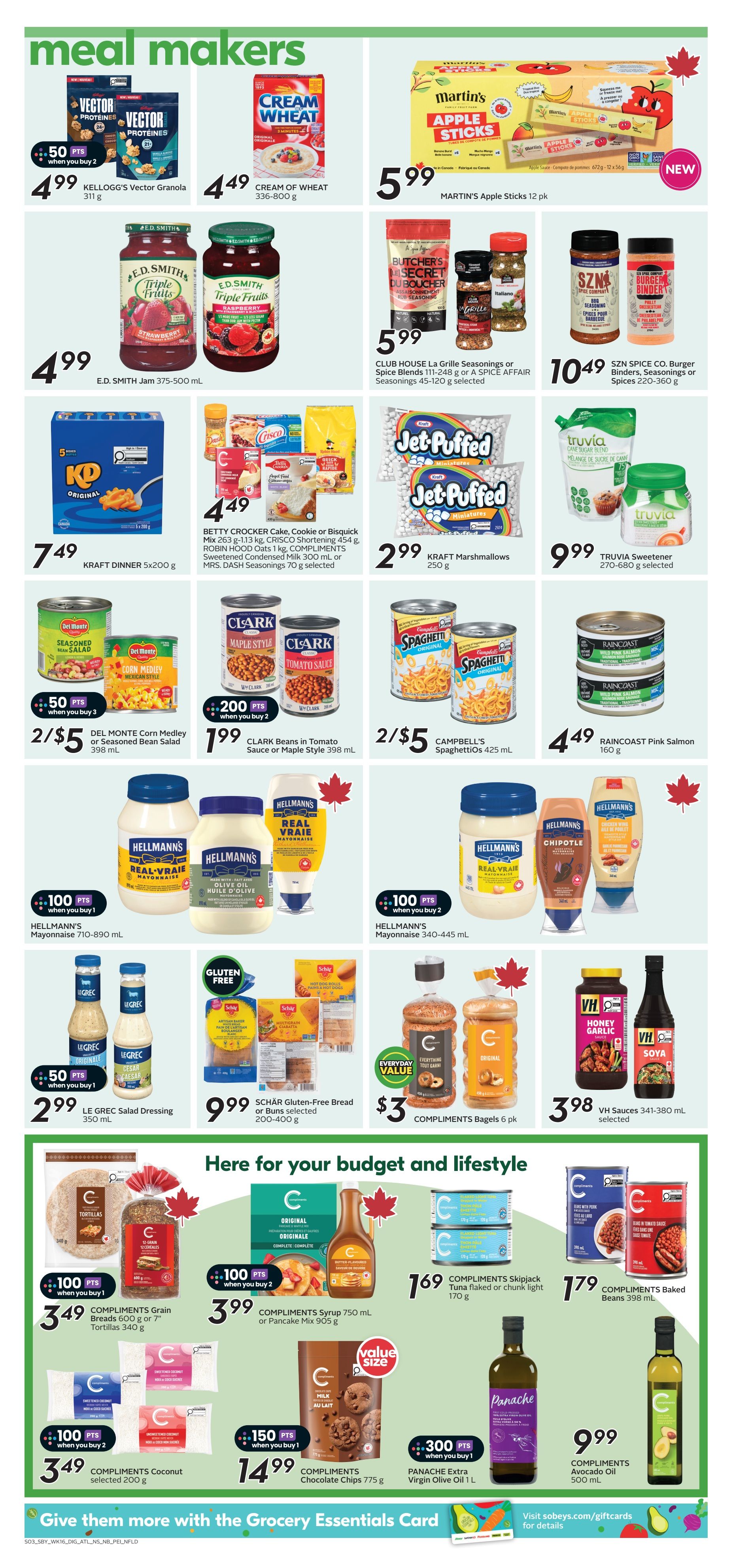 Sobeys (Atlantic) Flyer August 13 to 19