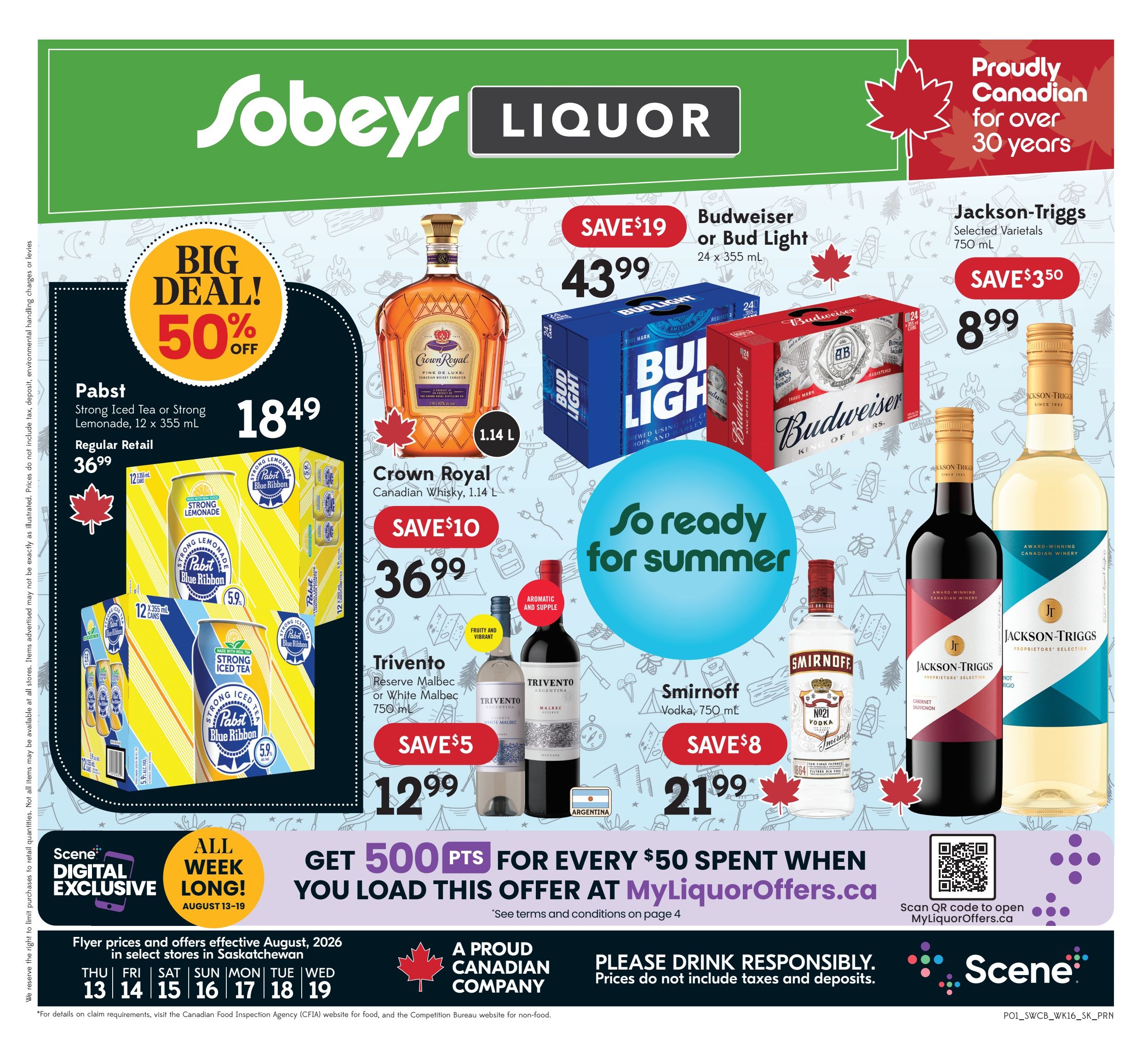 Sobeys (SK) SWCB Flyer August 13 to 19