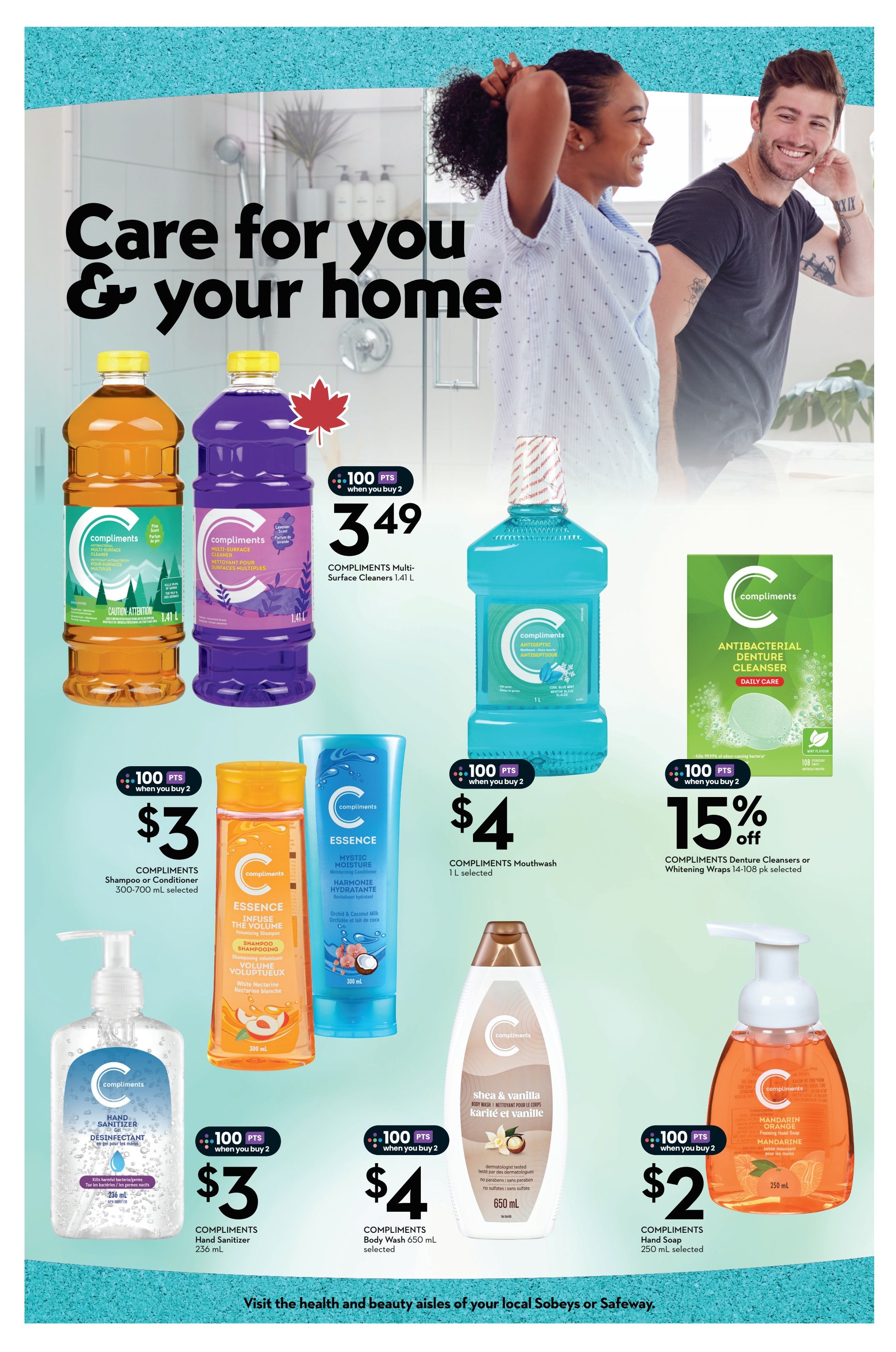 Sobeys/Safeway (AB, SK, MB) Health And Beauty Flyer August 13 to September 16
