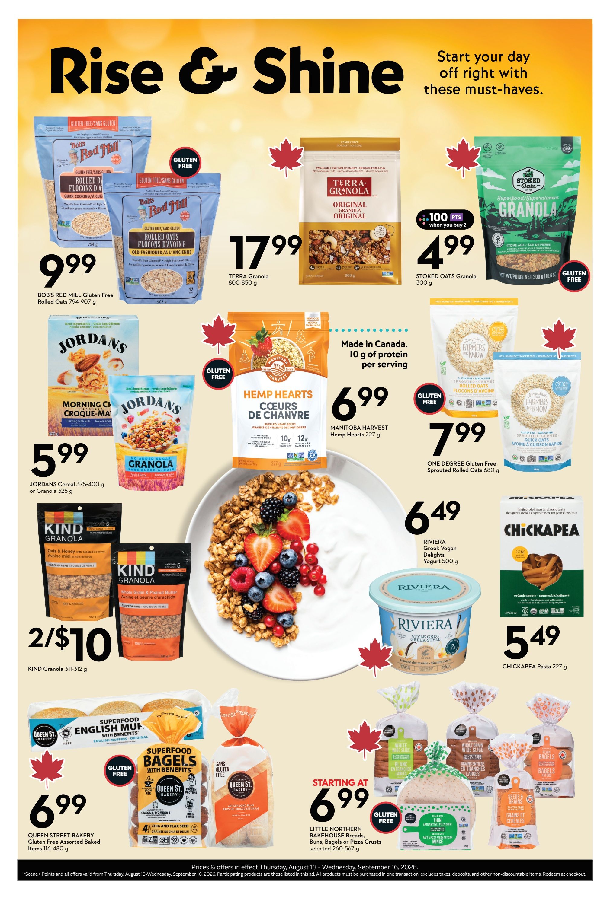 Sobeys/Safeway (AB, SK, MB) Wellness Flyer August 13 to September 16