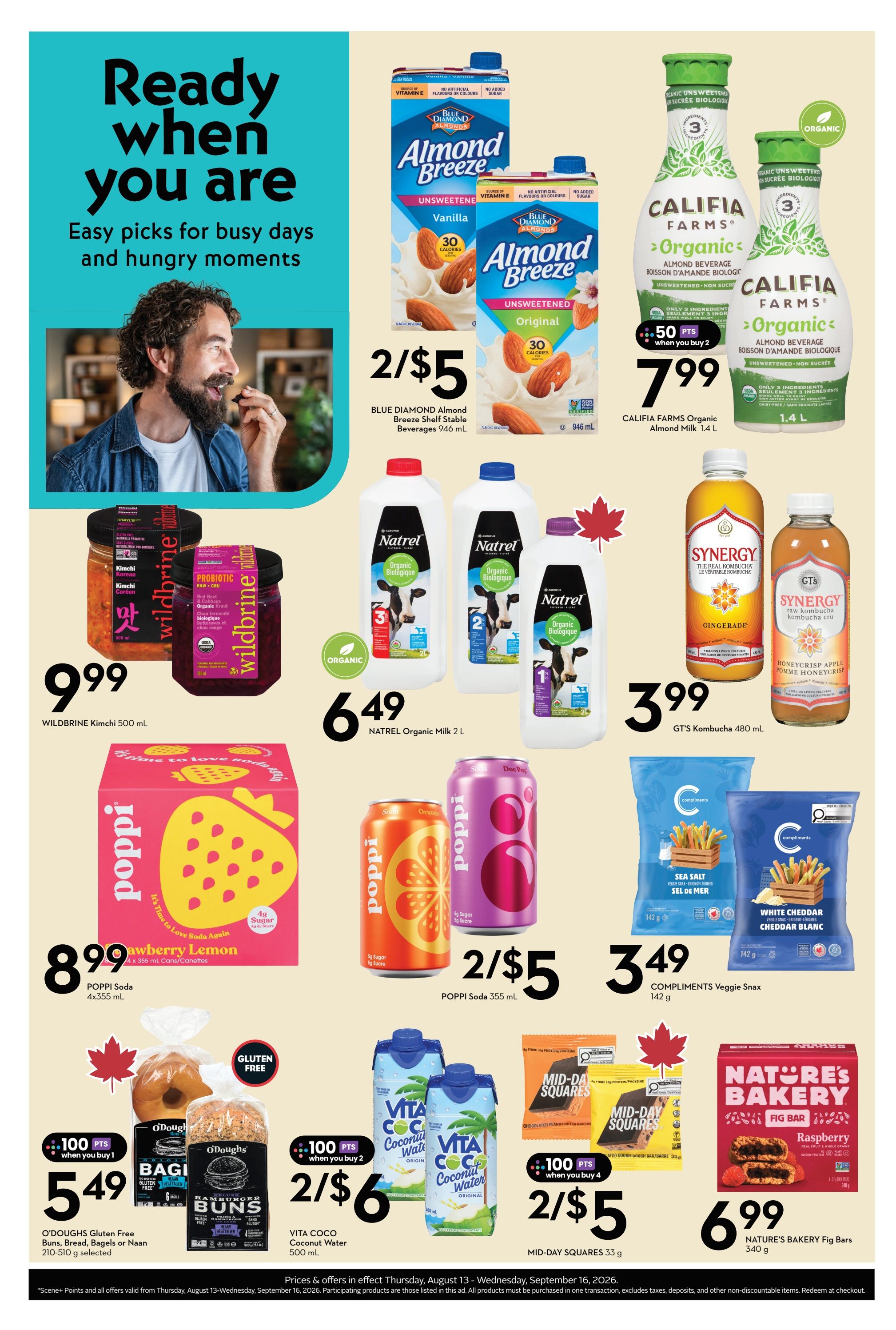 Sobeys/Safeway (AB, SK, MB) Wellness Flyer August 13 to September 16