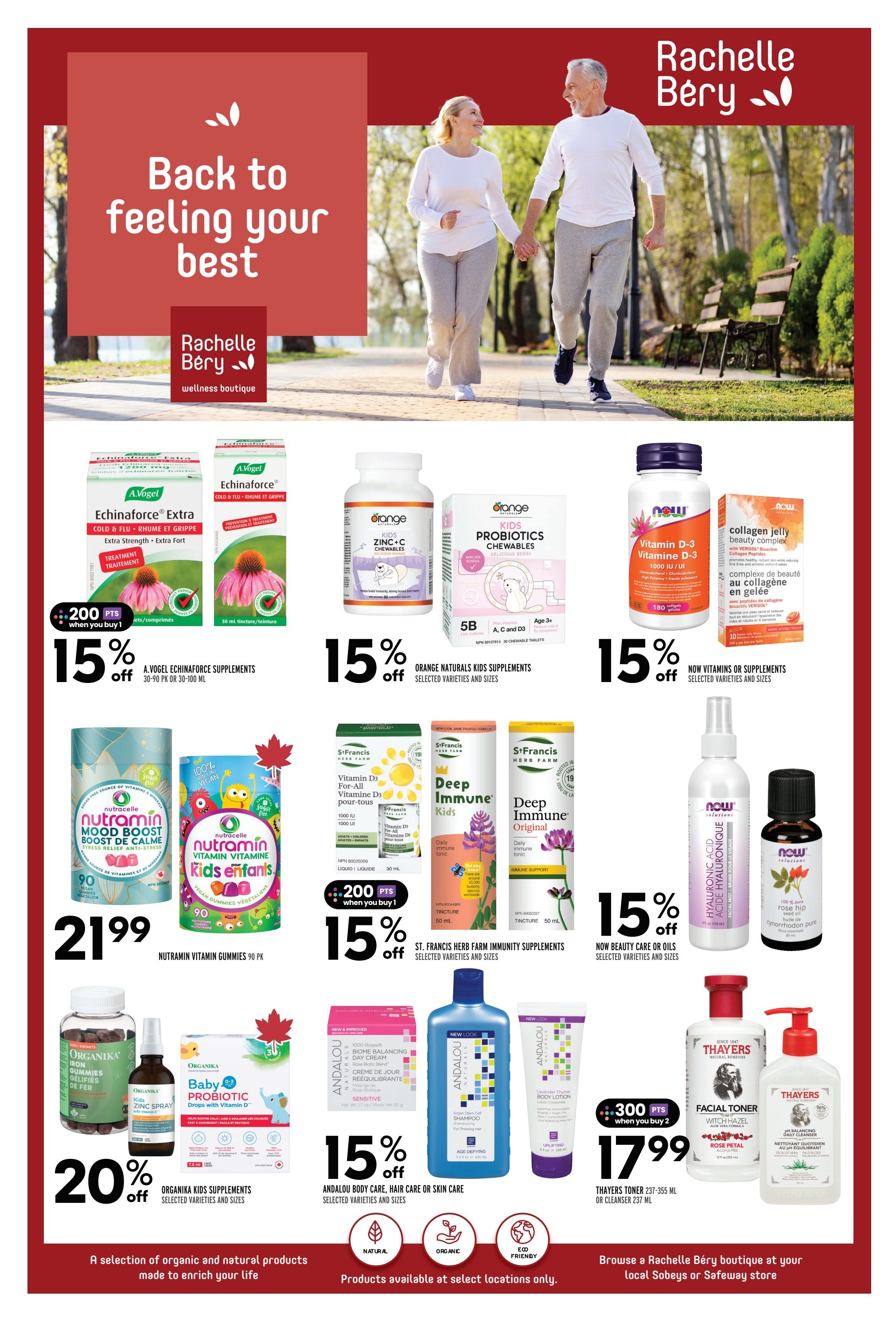 Sobeys/Safeway (AB, SK, MB) Wellness Flyer August 13 to September 16