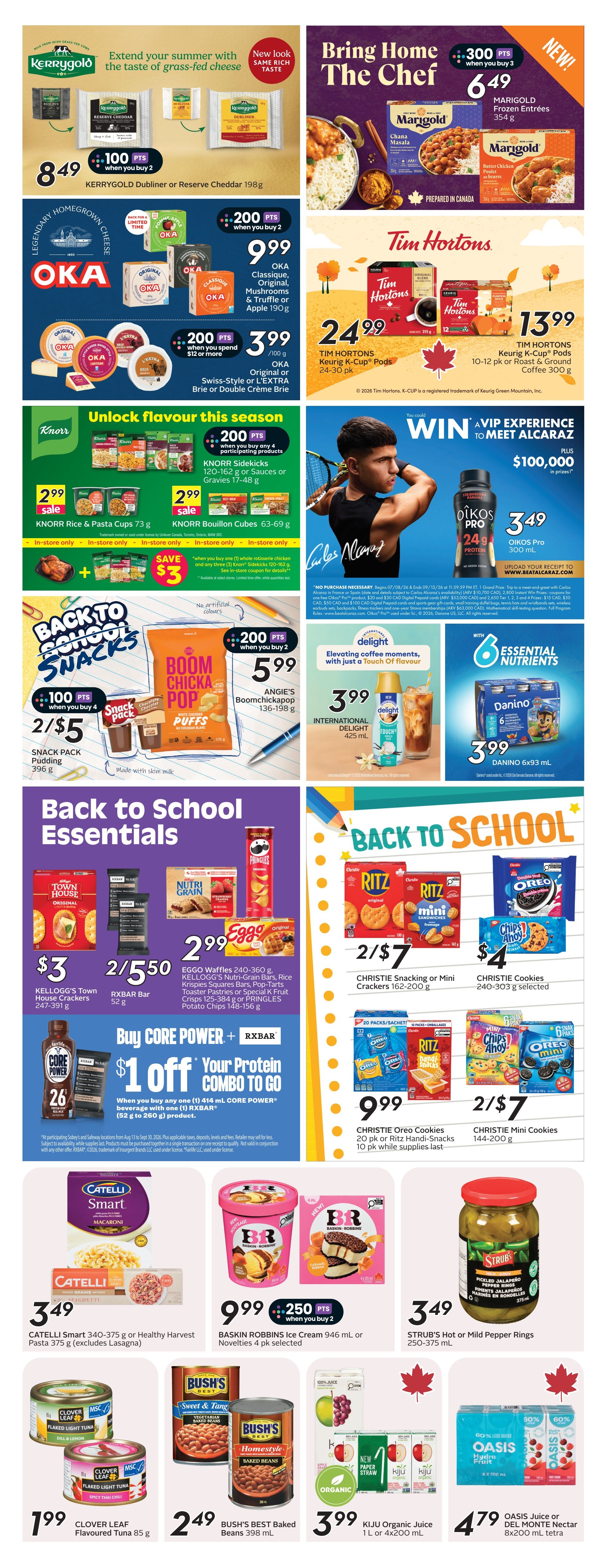 Sobeys/Safeway (SK & MB) Flyer August 13 to 19