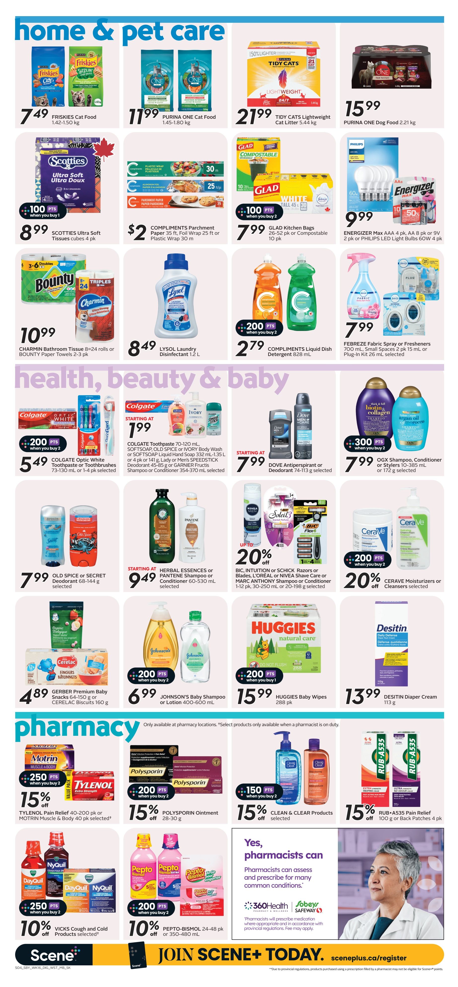 Sobeys/Safeway (SK & MB) Flyer August 13 to 19