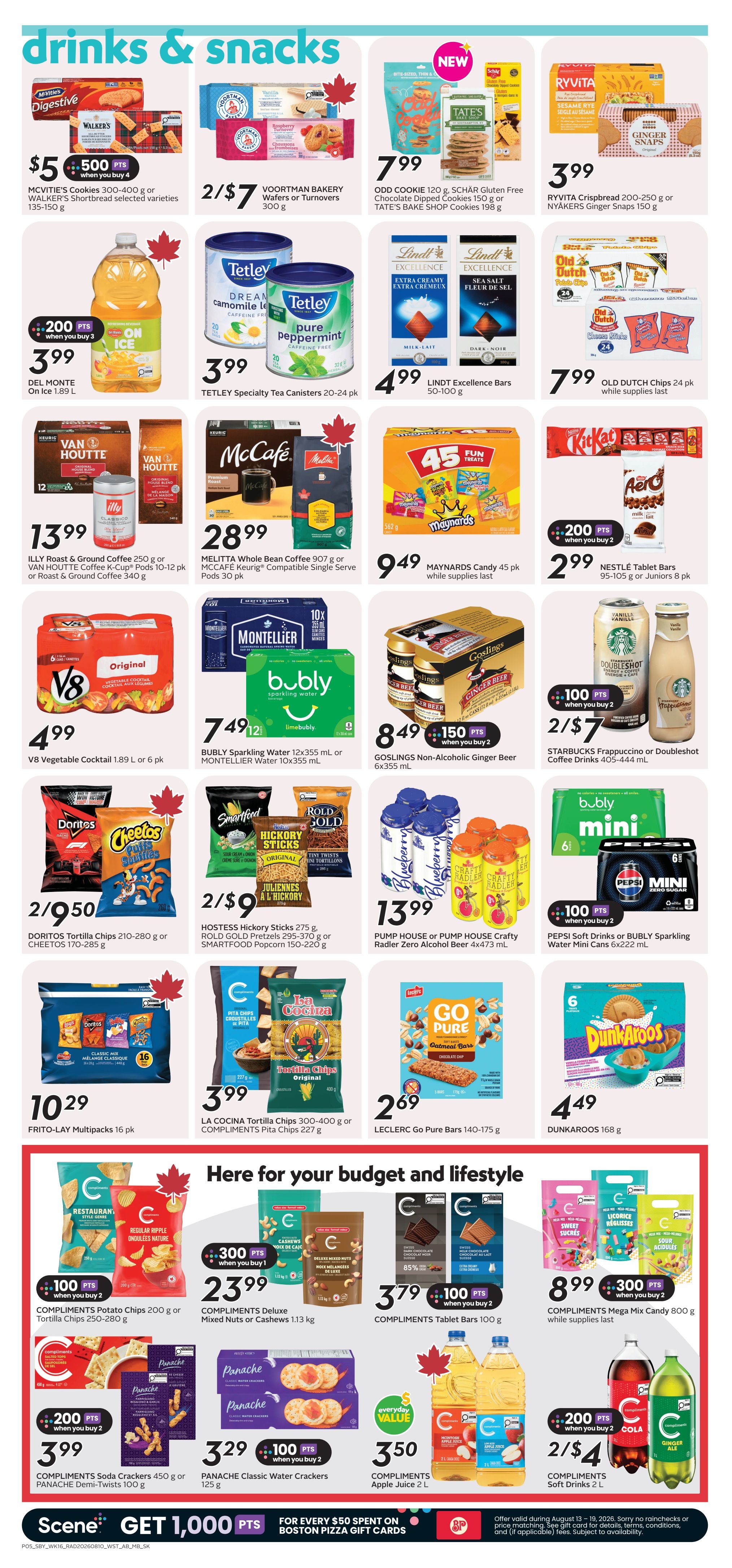 Sobeys/Safeway (SK & MB) Flyer August 13 to 19