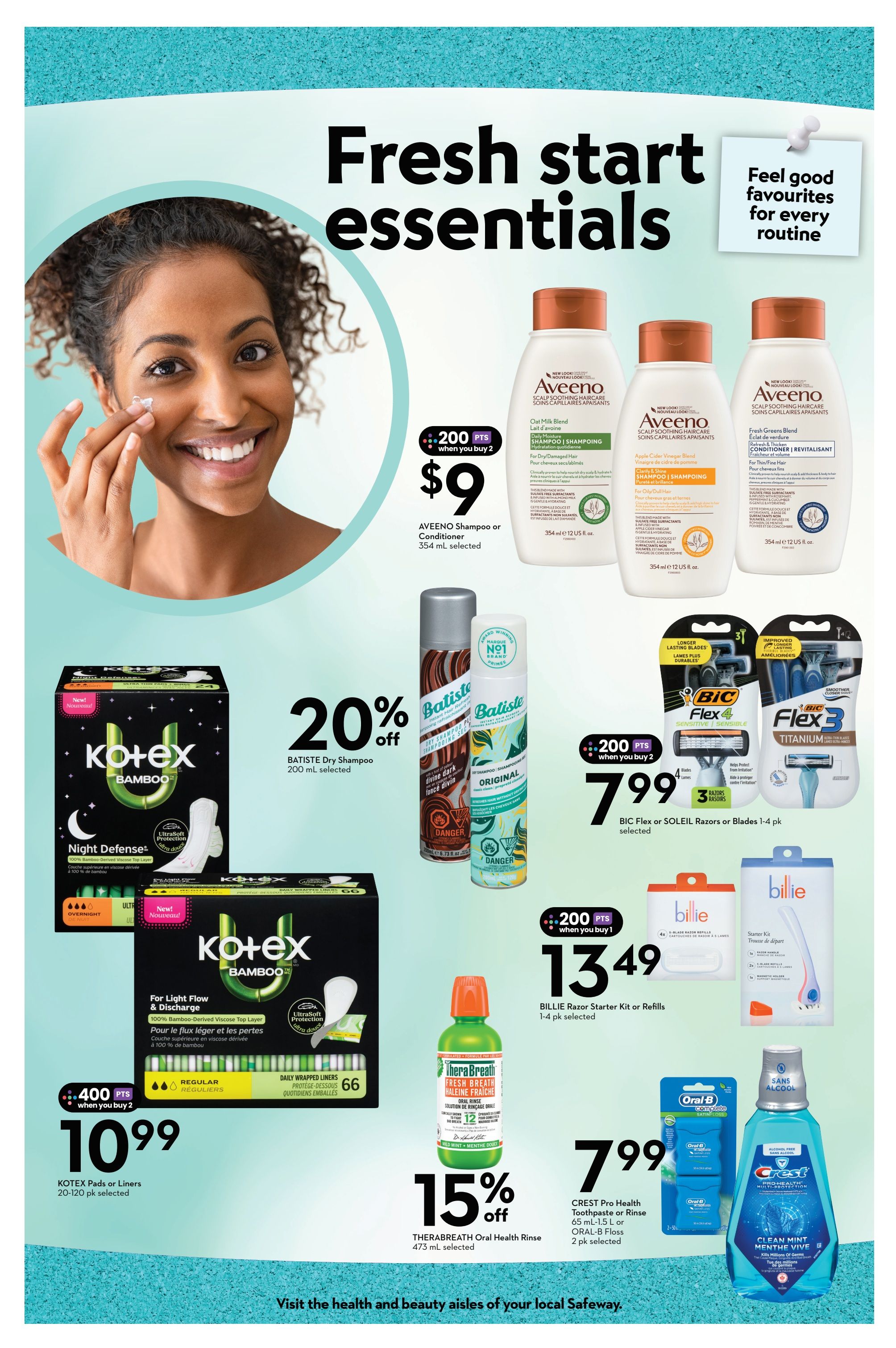 Safeway (BC) Health And Beauty Flyer August 13 to September 16