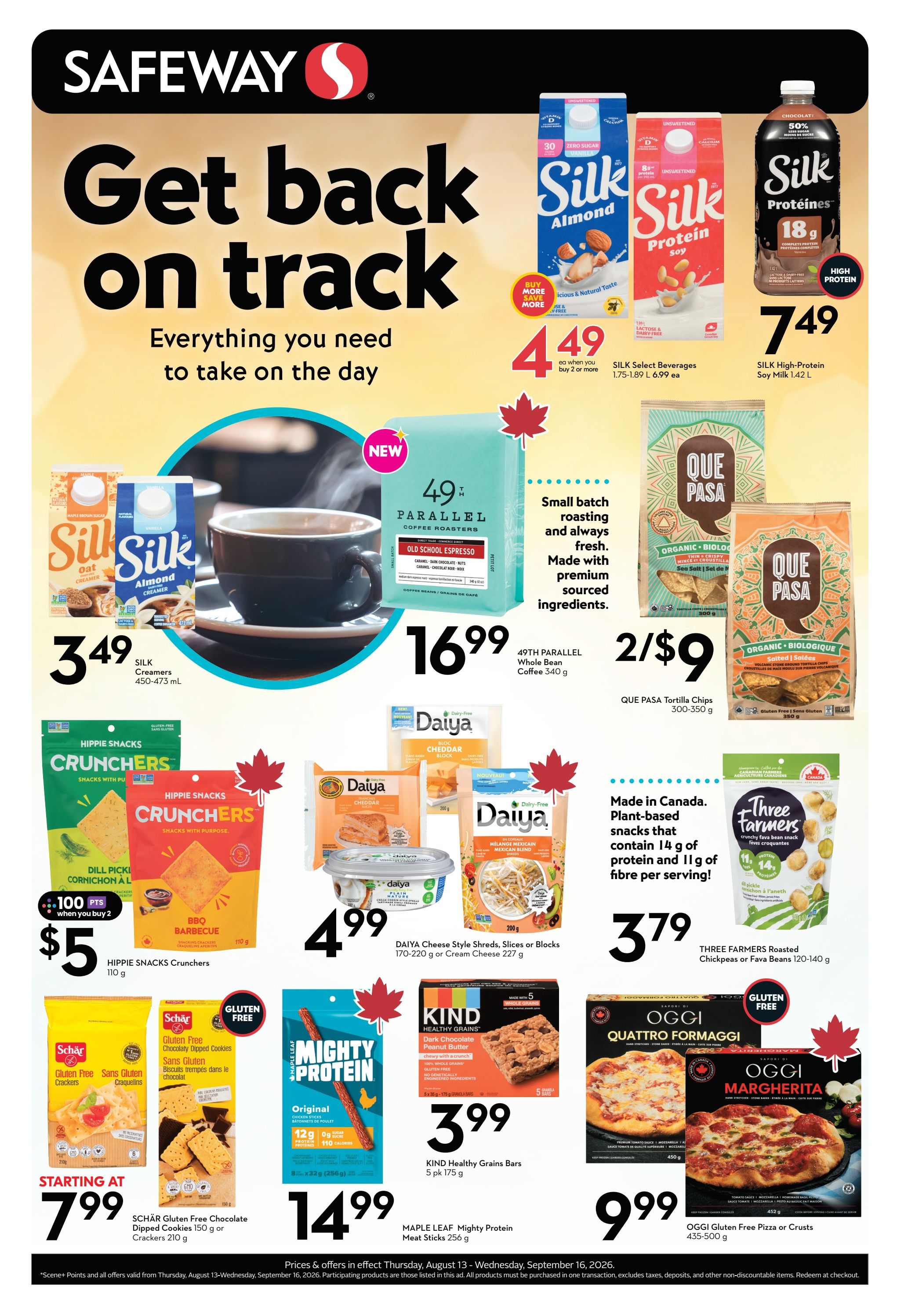 Safeway (BC) Wellness Flyer August 13 to September 16