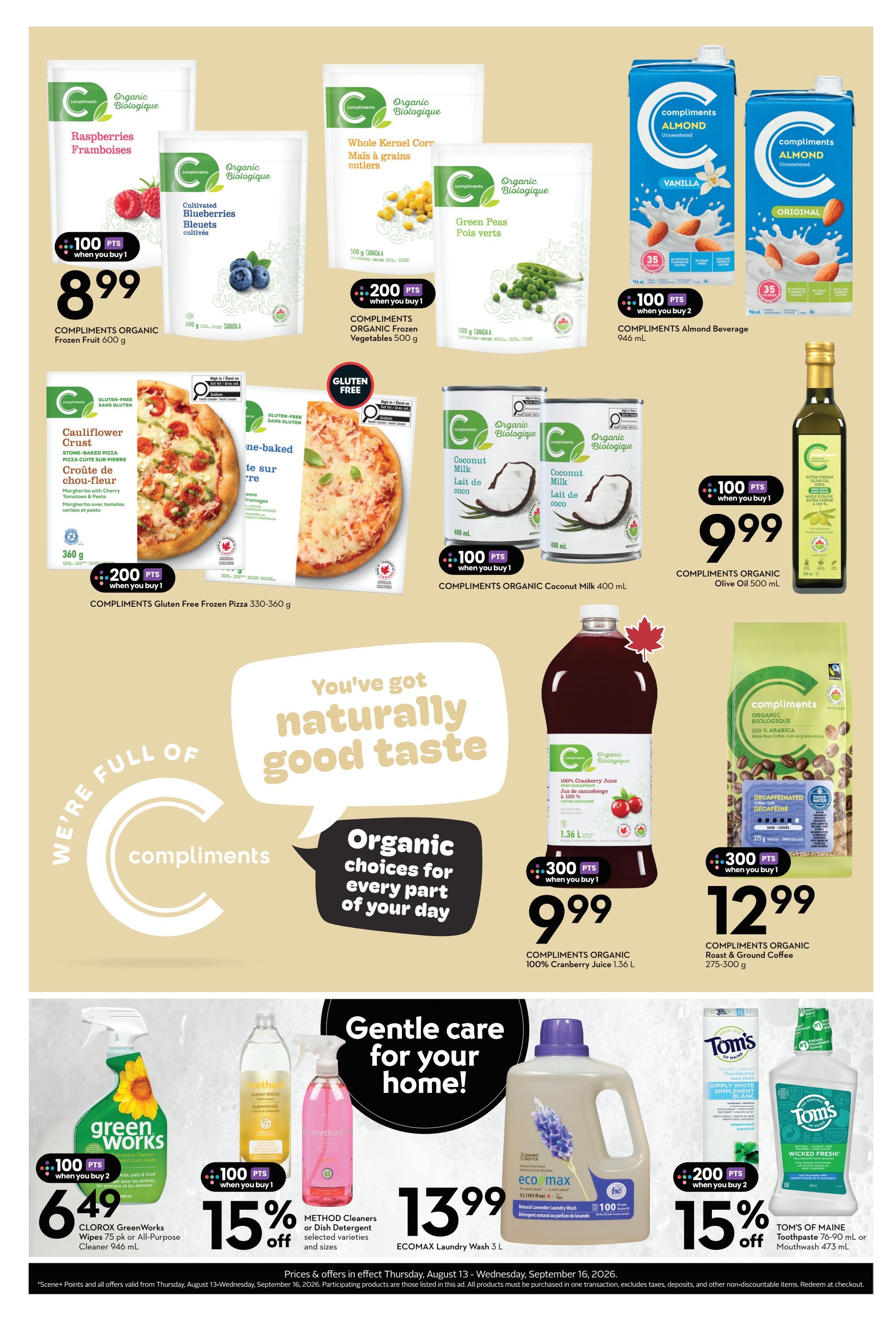 Safeway (BC) Wellness Flyer August 13 to September 16