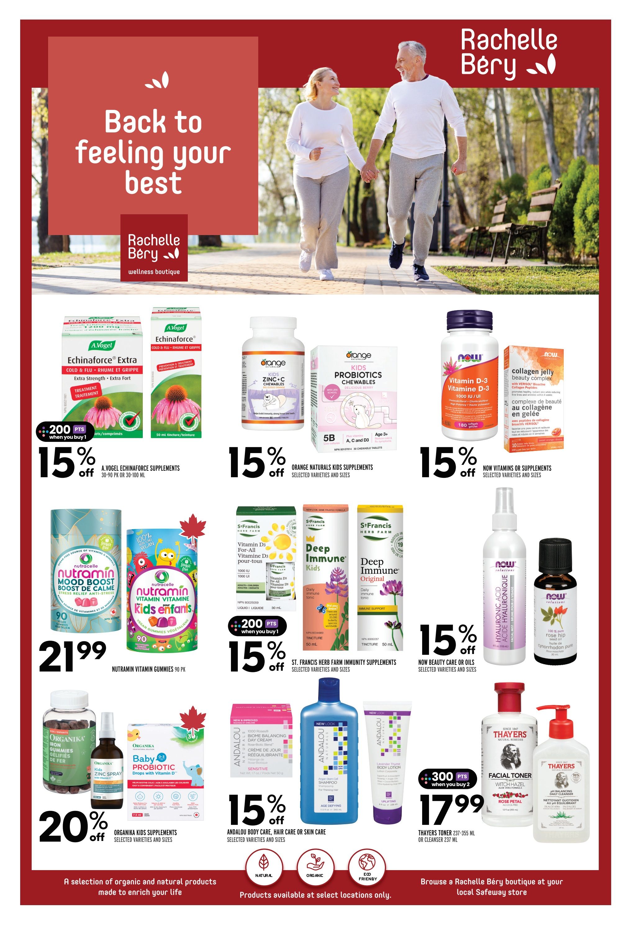 Safeway (BC) Wellness Flyer August 13 to September 16
