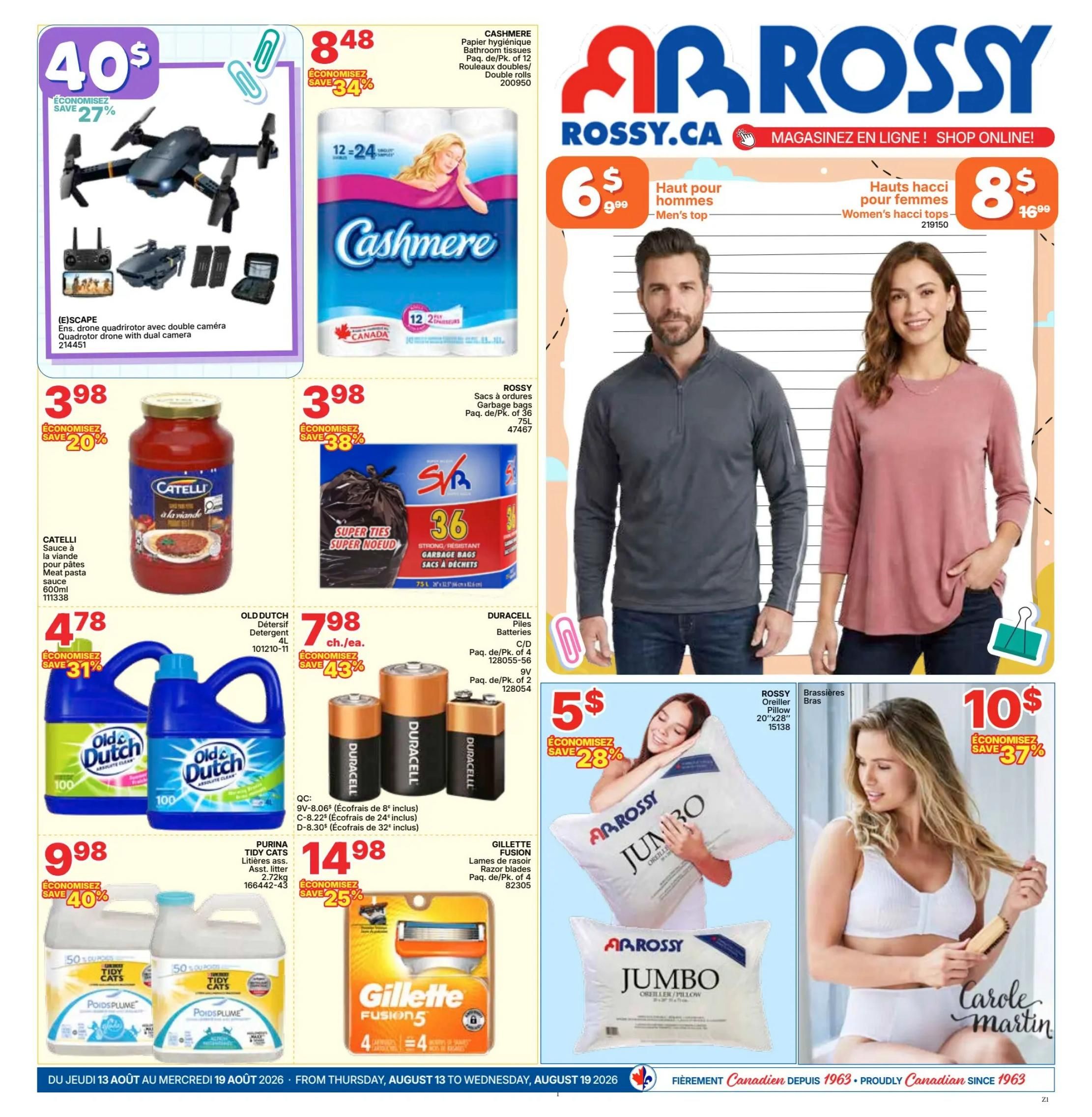Rossy Flyer August 13 to 19