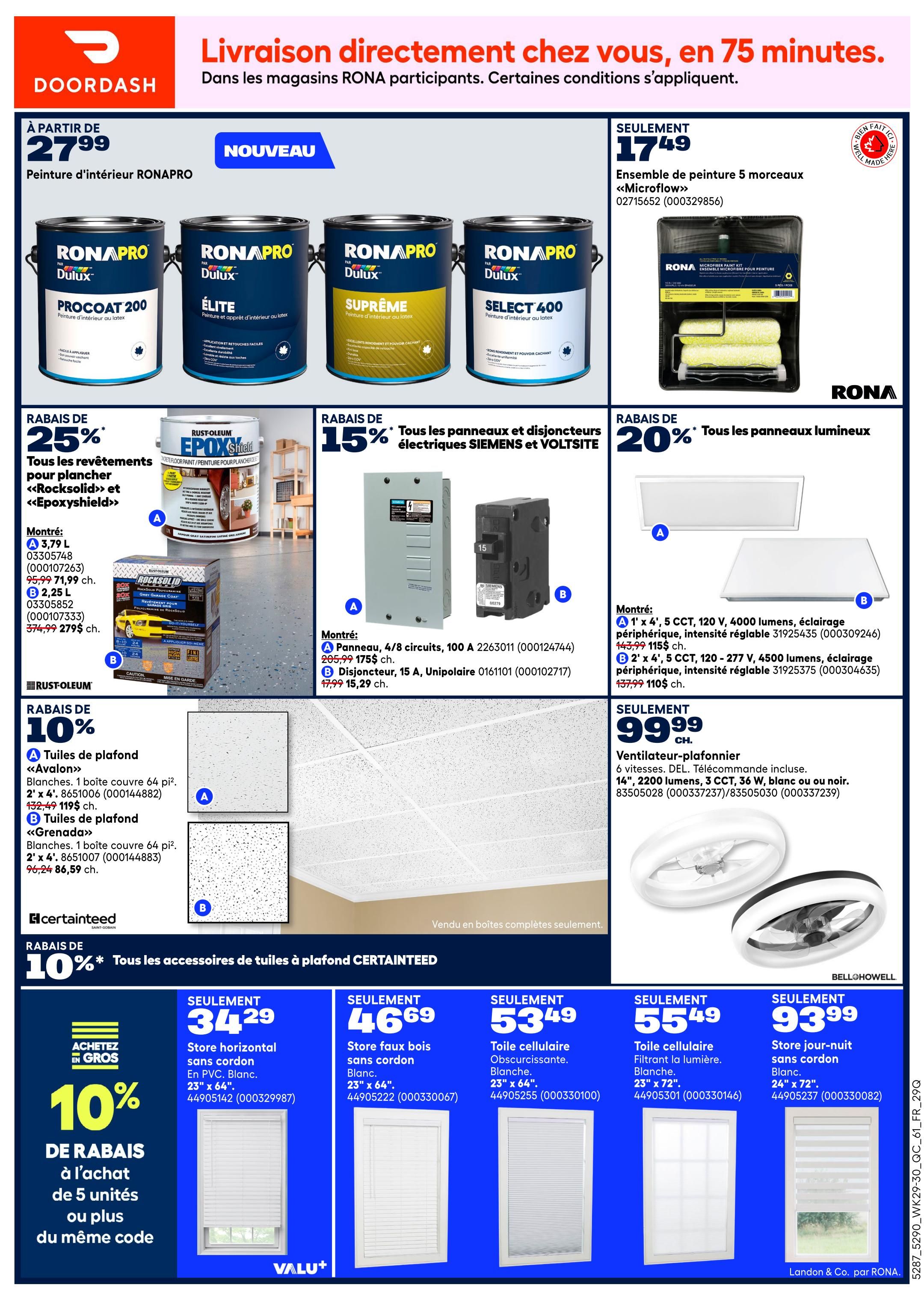 Rona & Rona+ (QC) Flyer August 13 to 26
