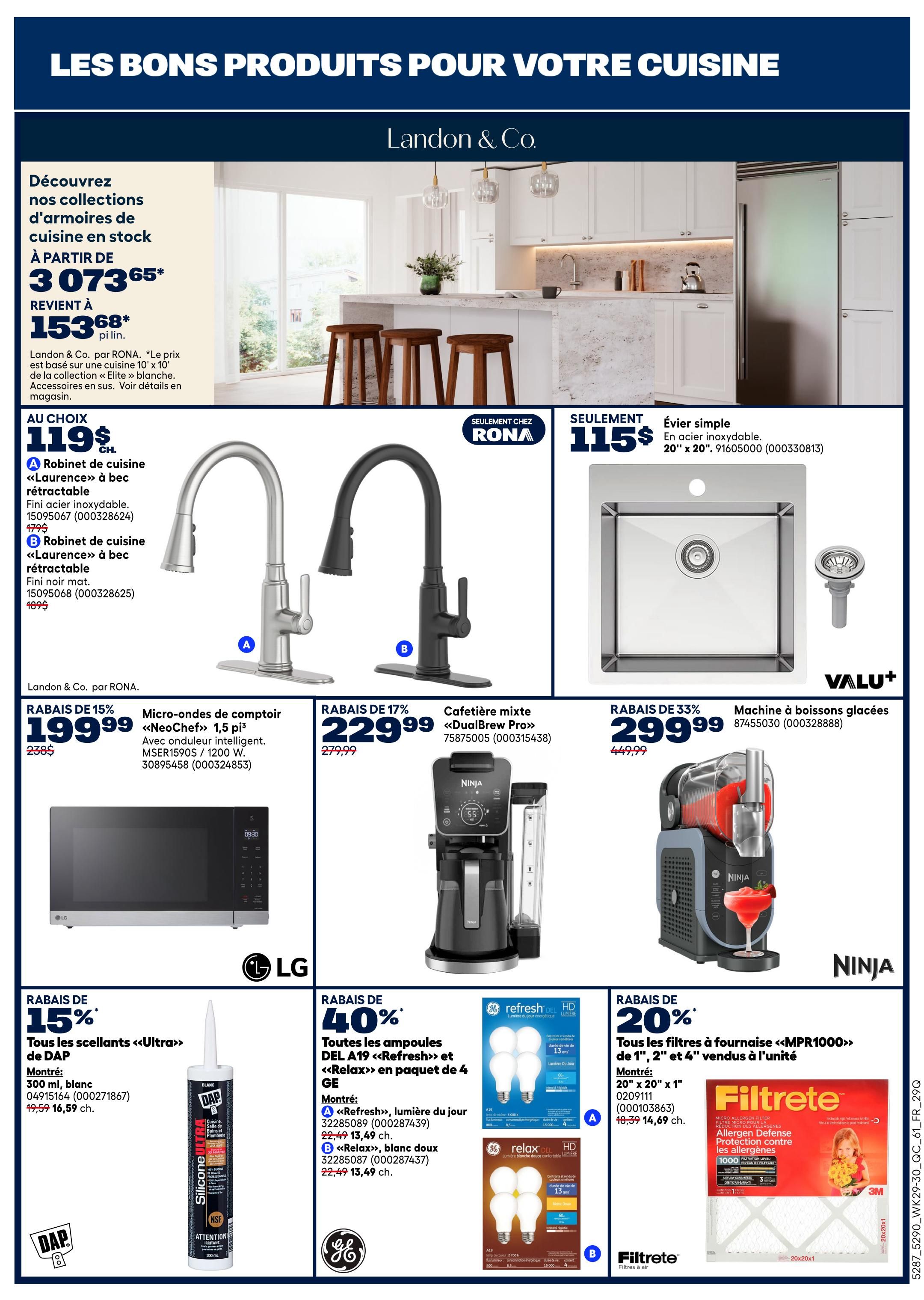 Rona & Rona+ (QC) Flyer August 13 to 26