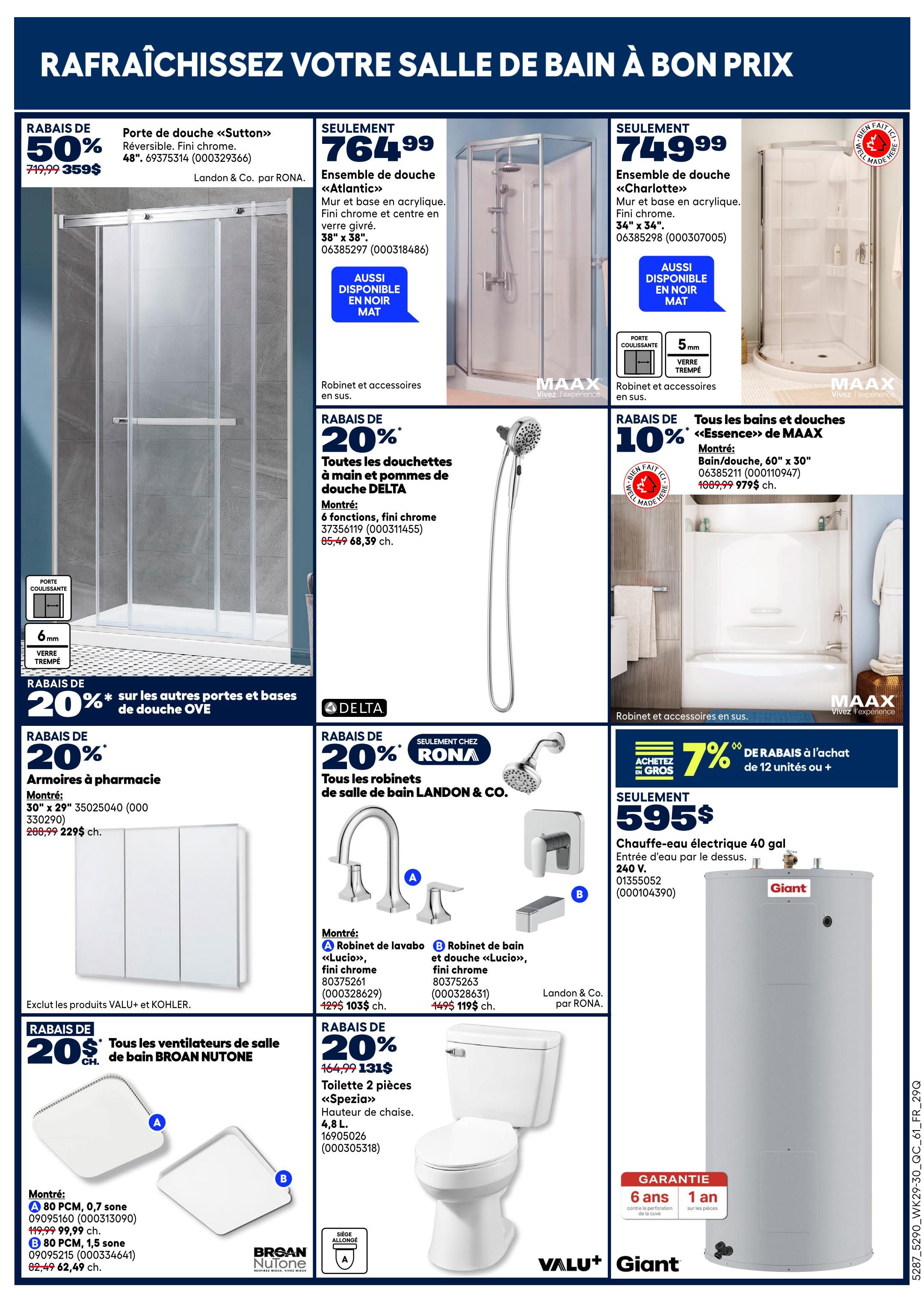 Rona & Rona+ (QC) Flyer August 13 to 26