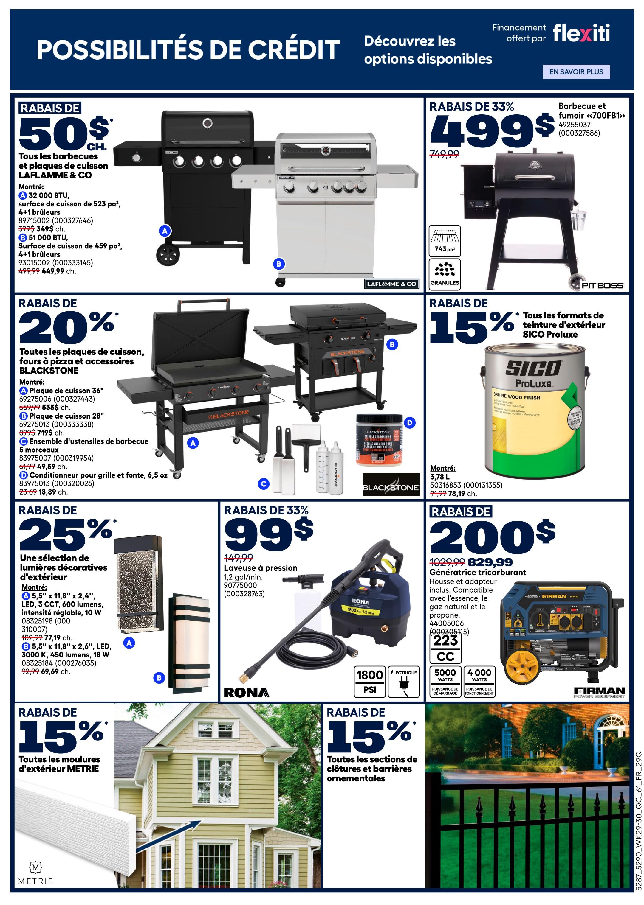 Rona & Rona+ (QC) Flyer August 13 to 26