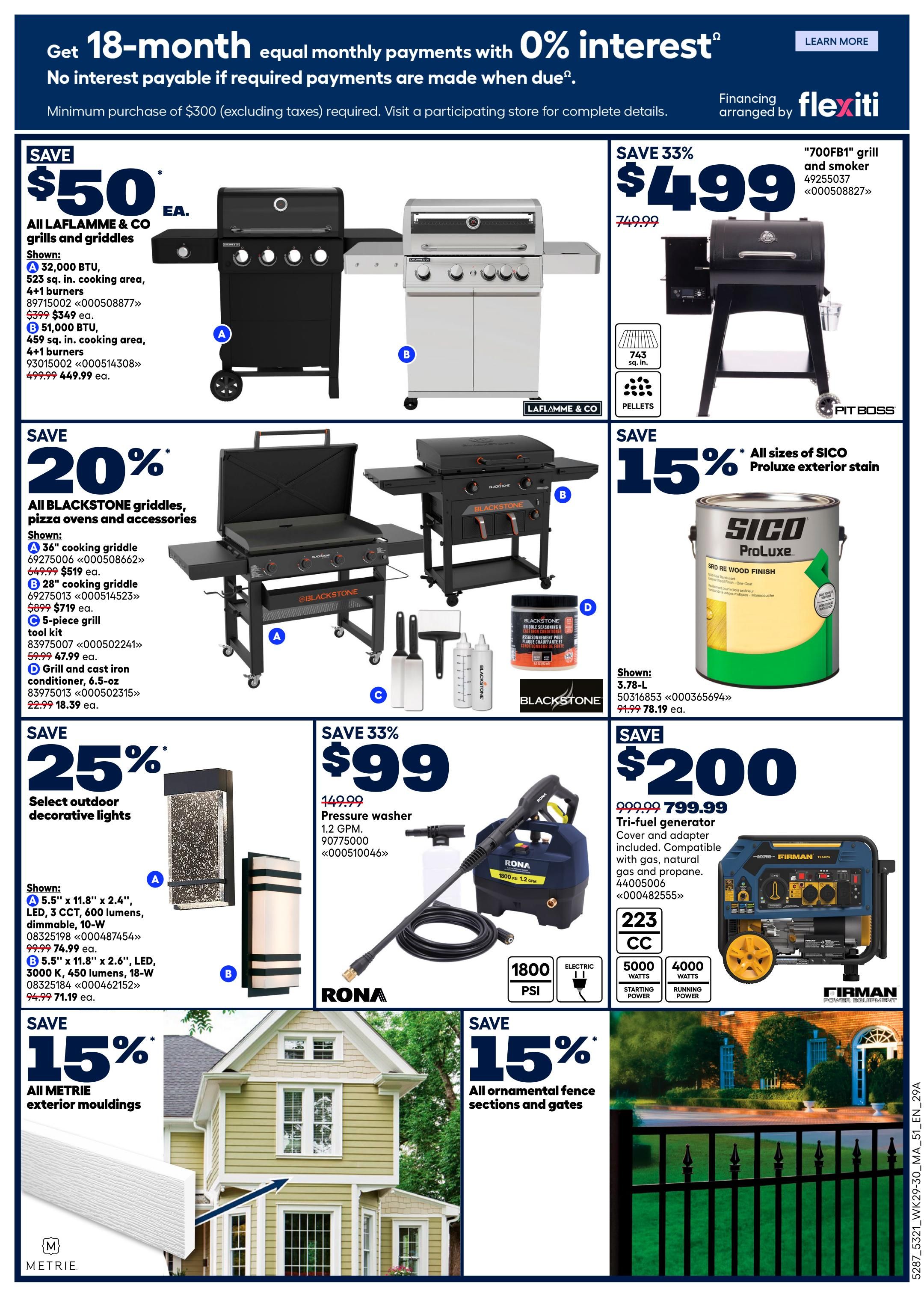 Rona & Rona+ (Atlantic) Flyer August 13 to 26