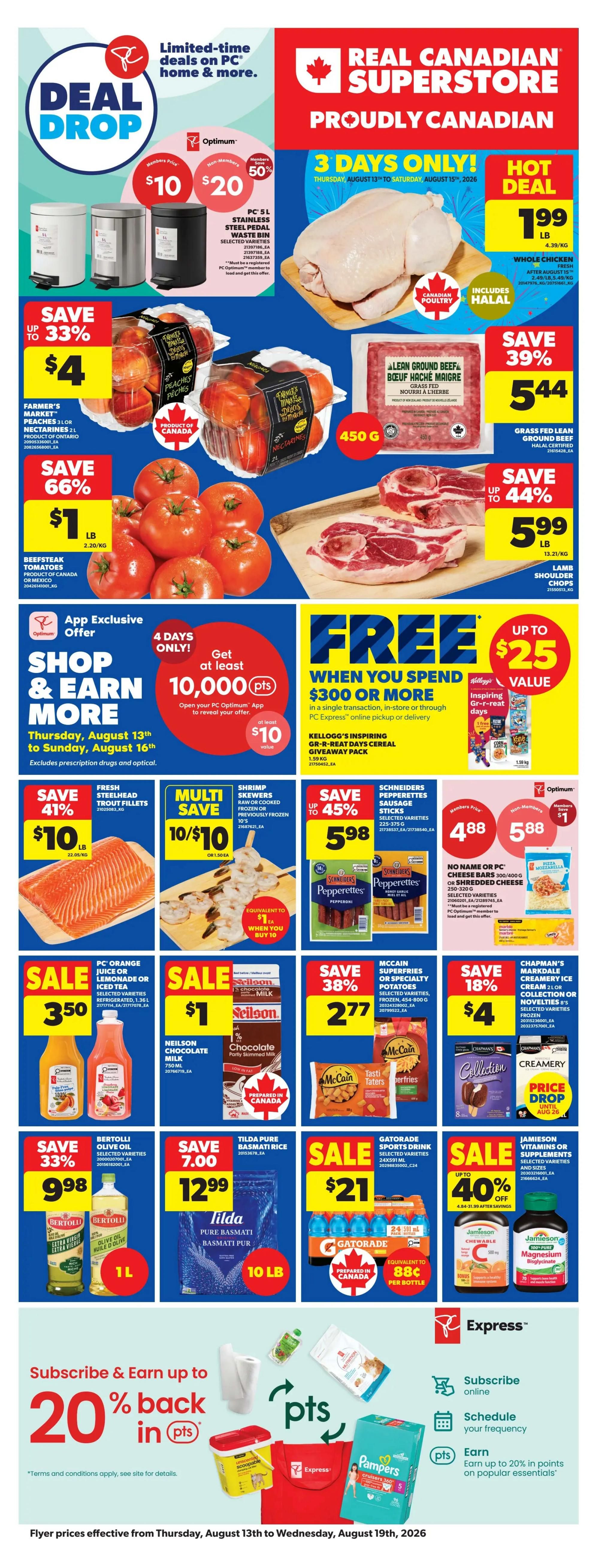 Real Canadian Superstore (ON) Flyer August 13 to 19