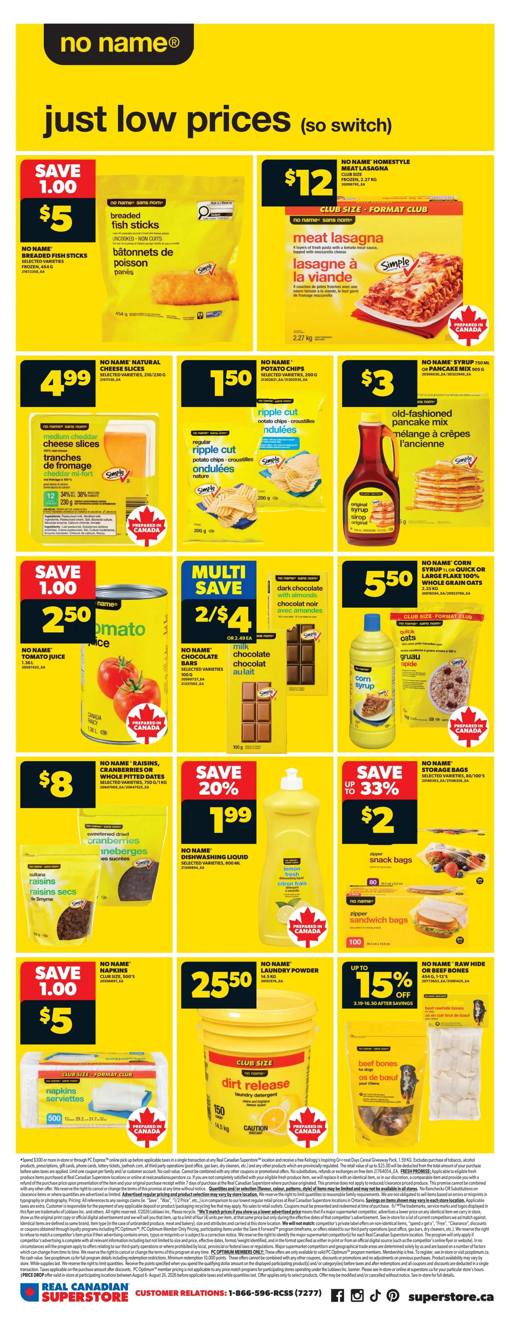 Real Canadian Superstore (ON) Flyer August 13 to 19