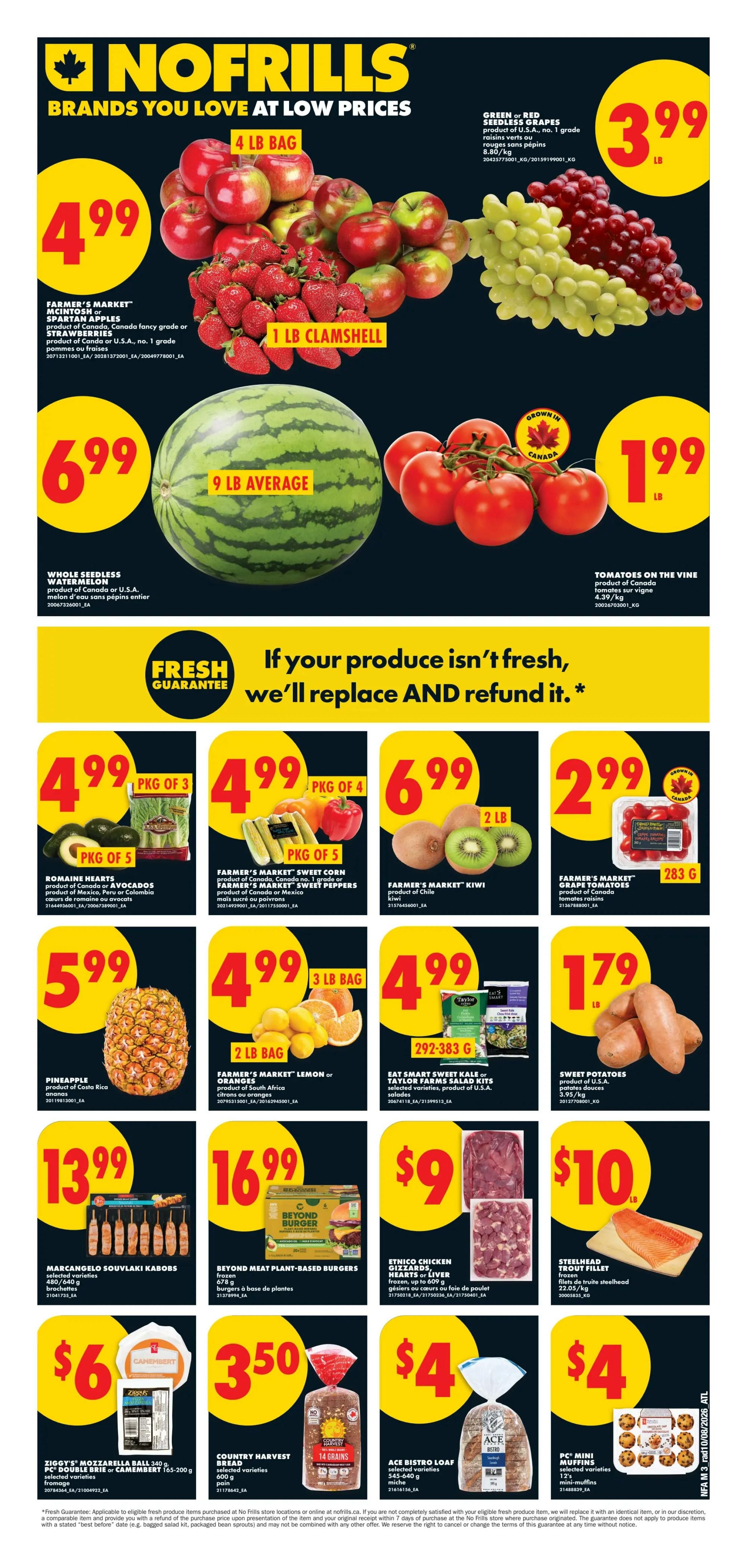 No Frills (Atlantic) Flyer August 13 to 19