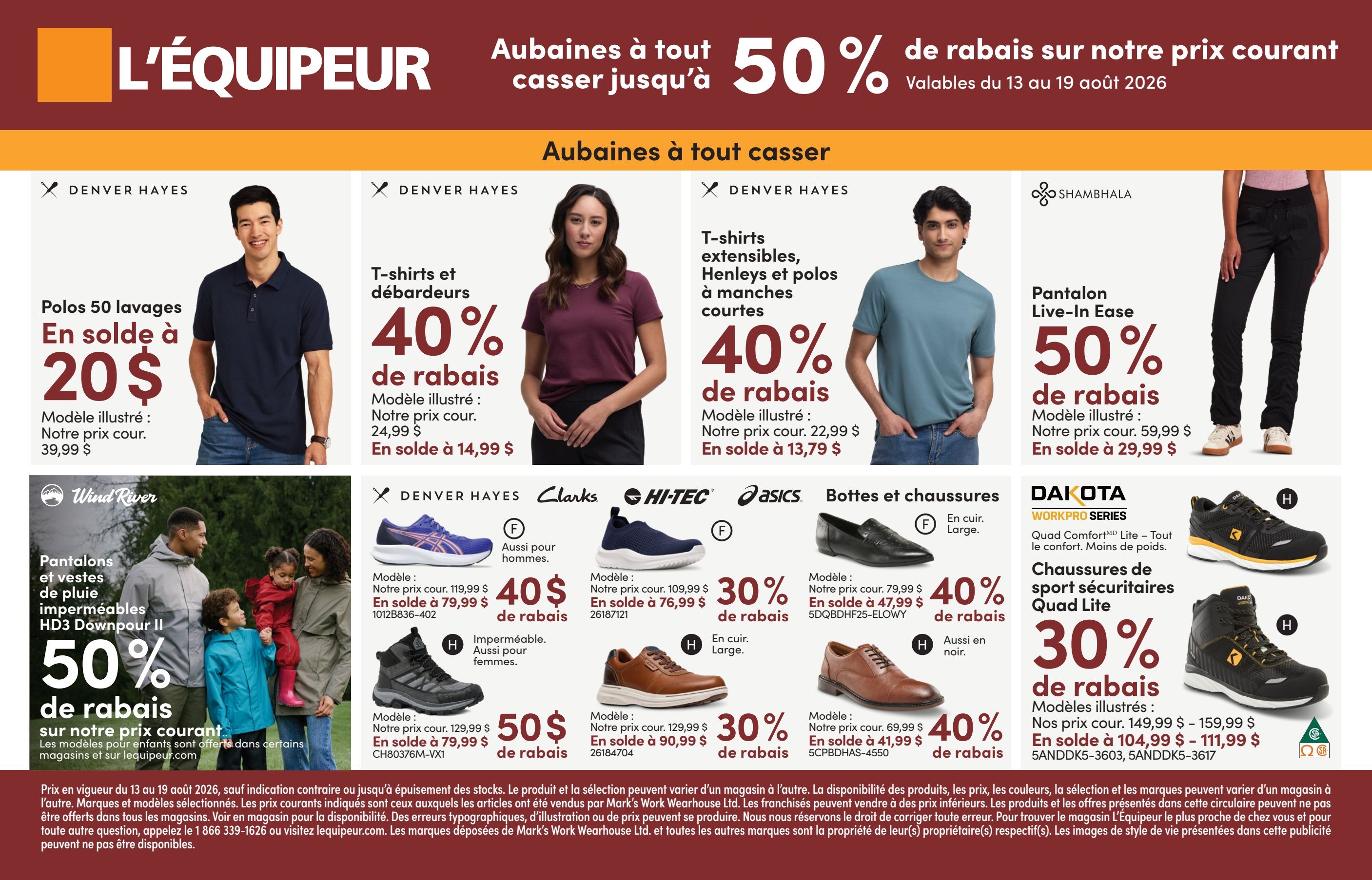 L'Équipeur Flyer August 13 to 19
