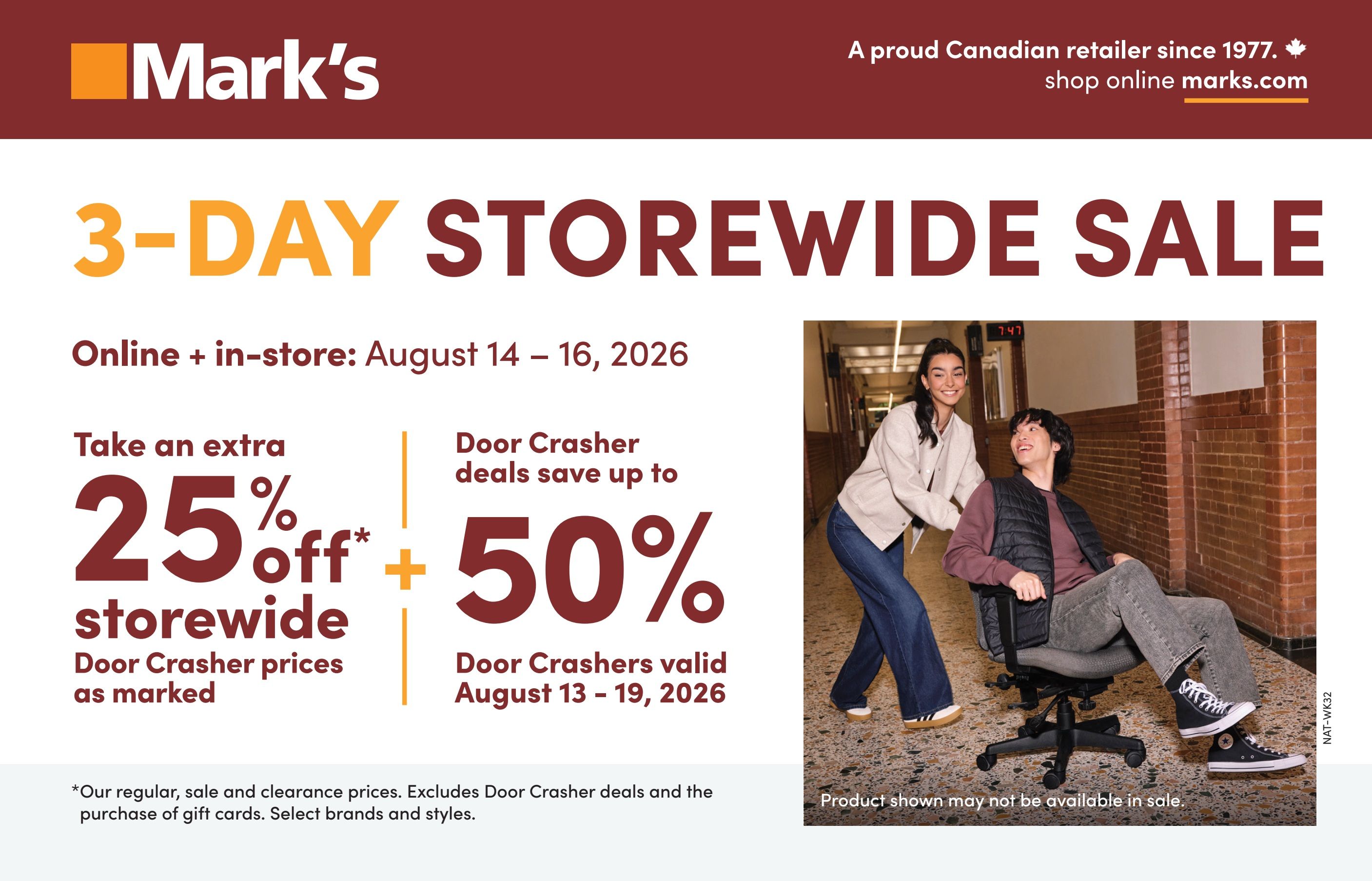 Mark's Flyer August 13 to 19