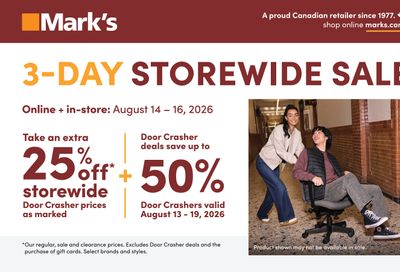 Mark's Flyer August 13 to 19