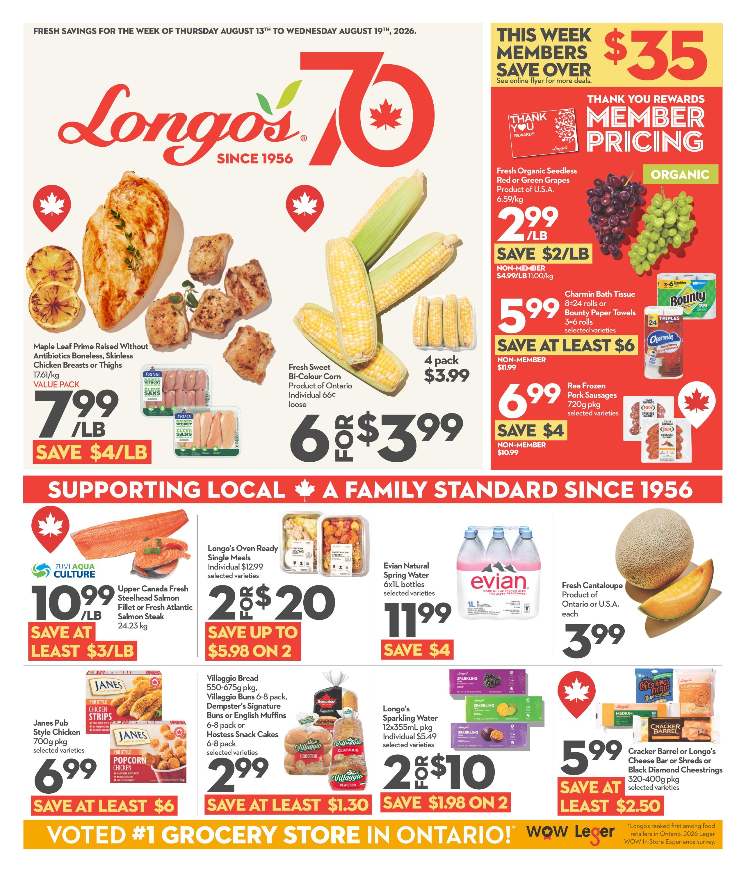 Longo's Flyer August 13 to 19