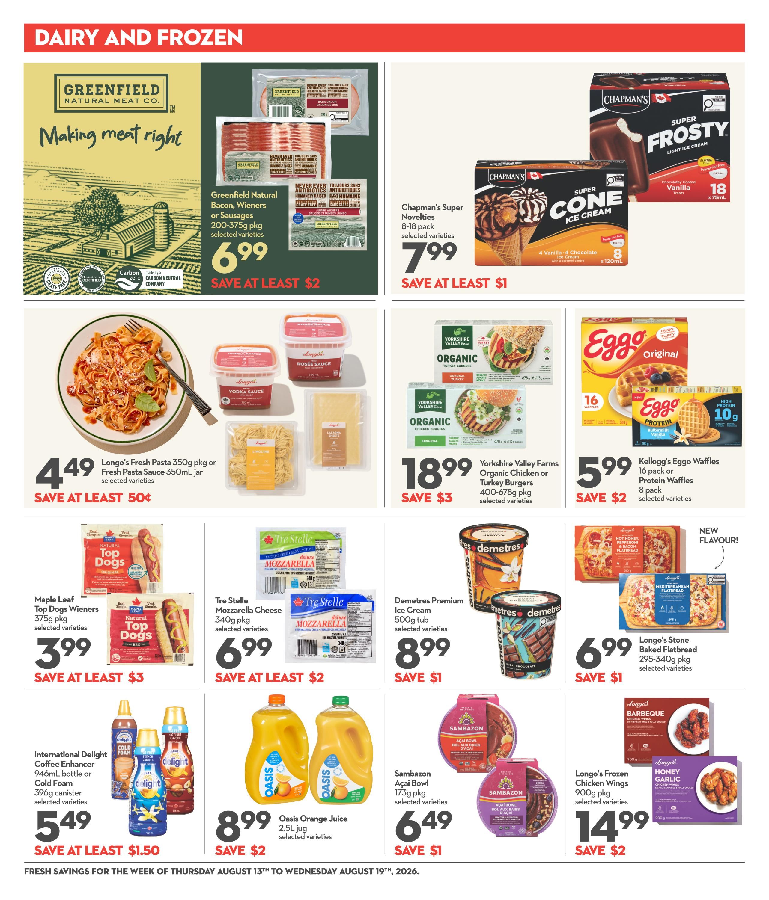 Longo's Flyer August 13 to 19