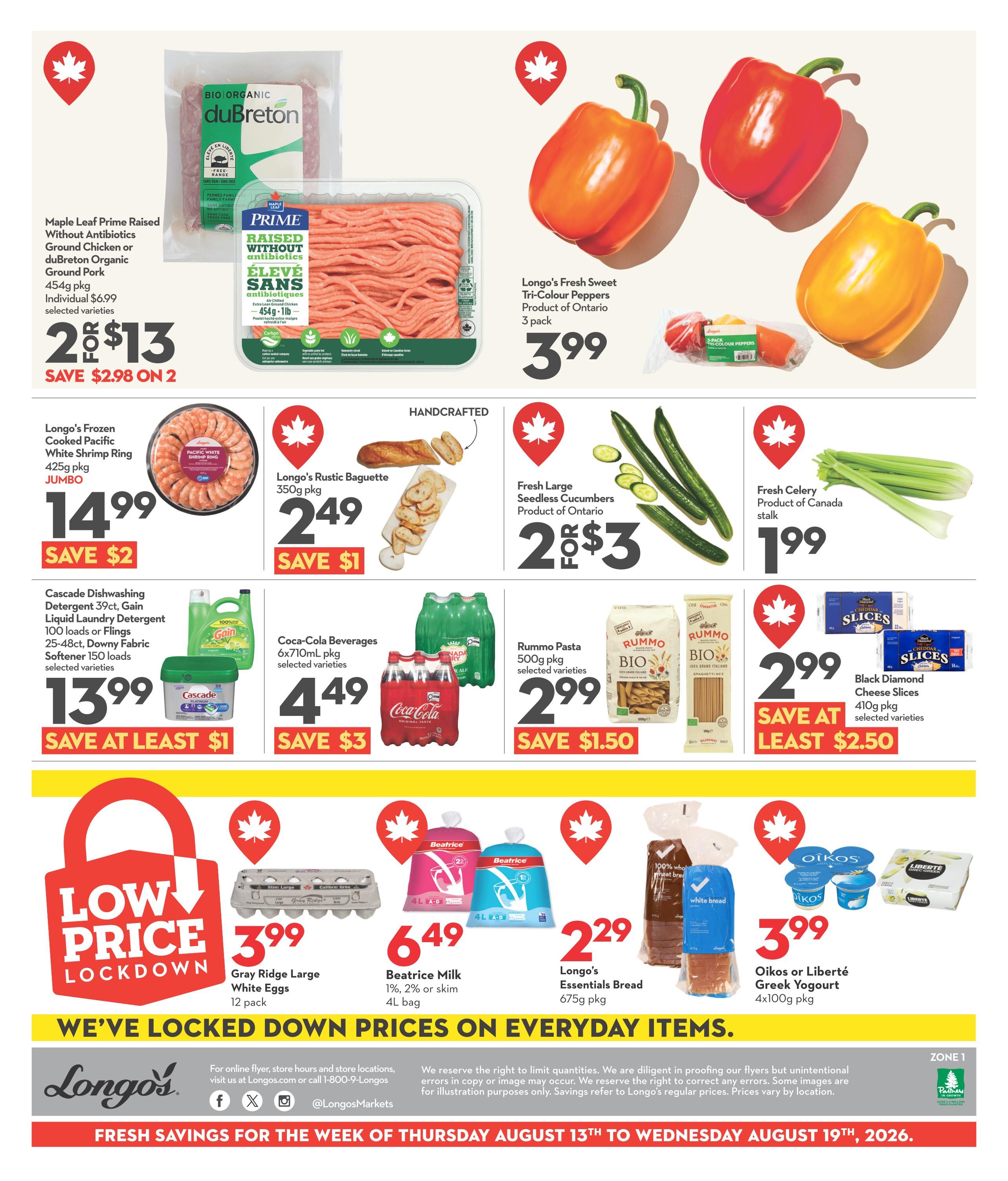 Longo's Flyer August 13 to 19
