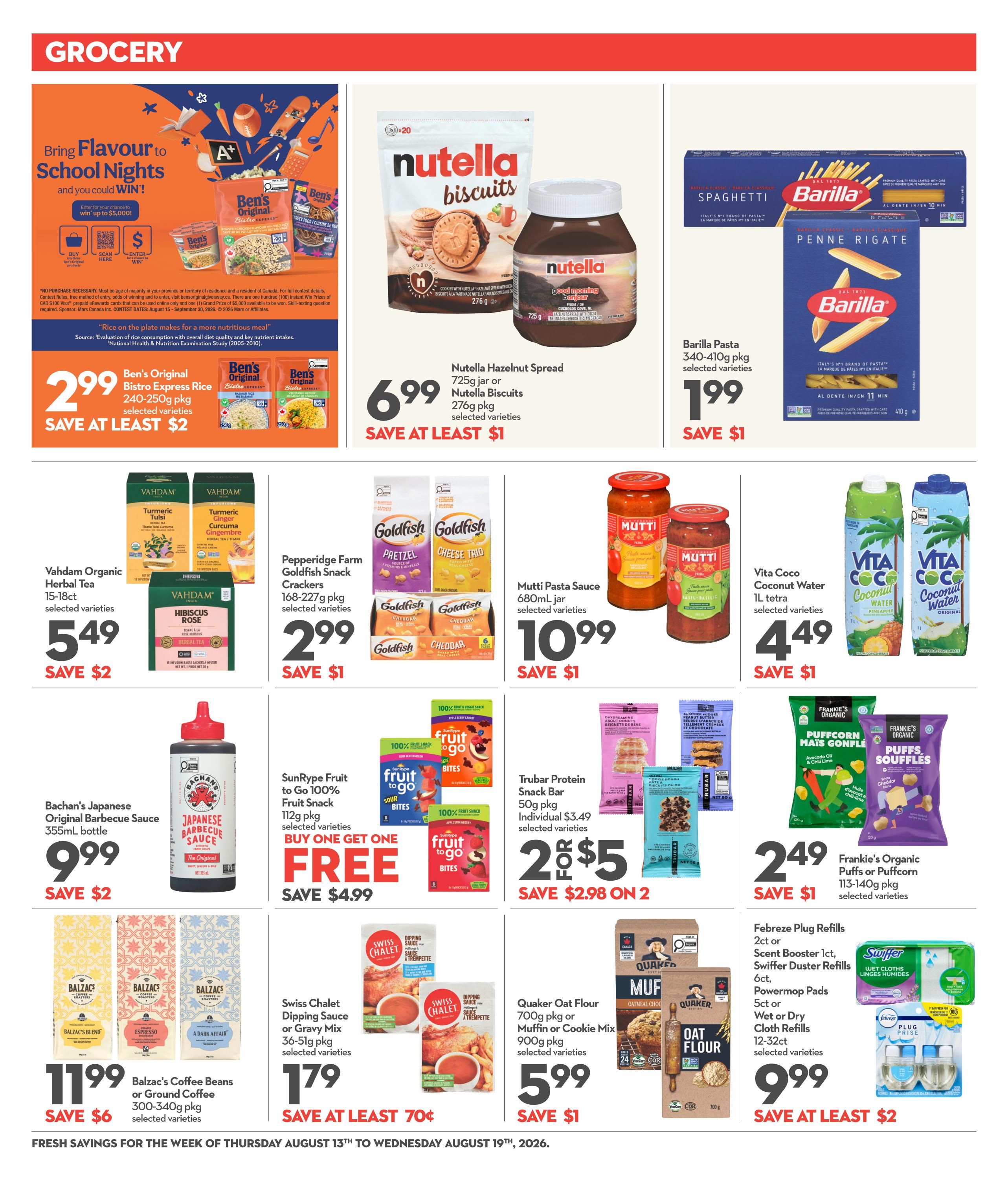 Longo's Flyer August 13 to 19