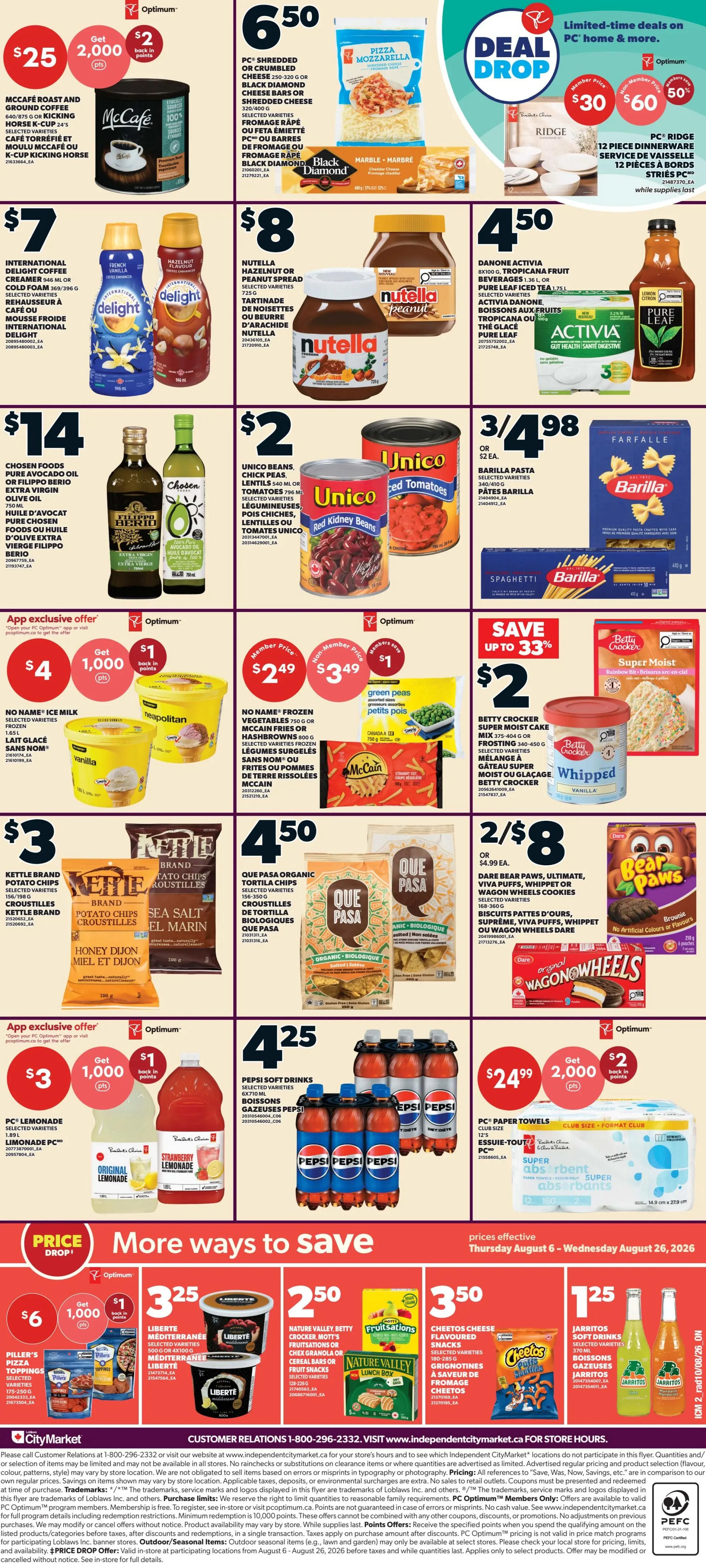 Loblaws City Market (ON) Flyer August 13 to 19
