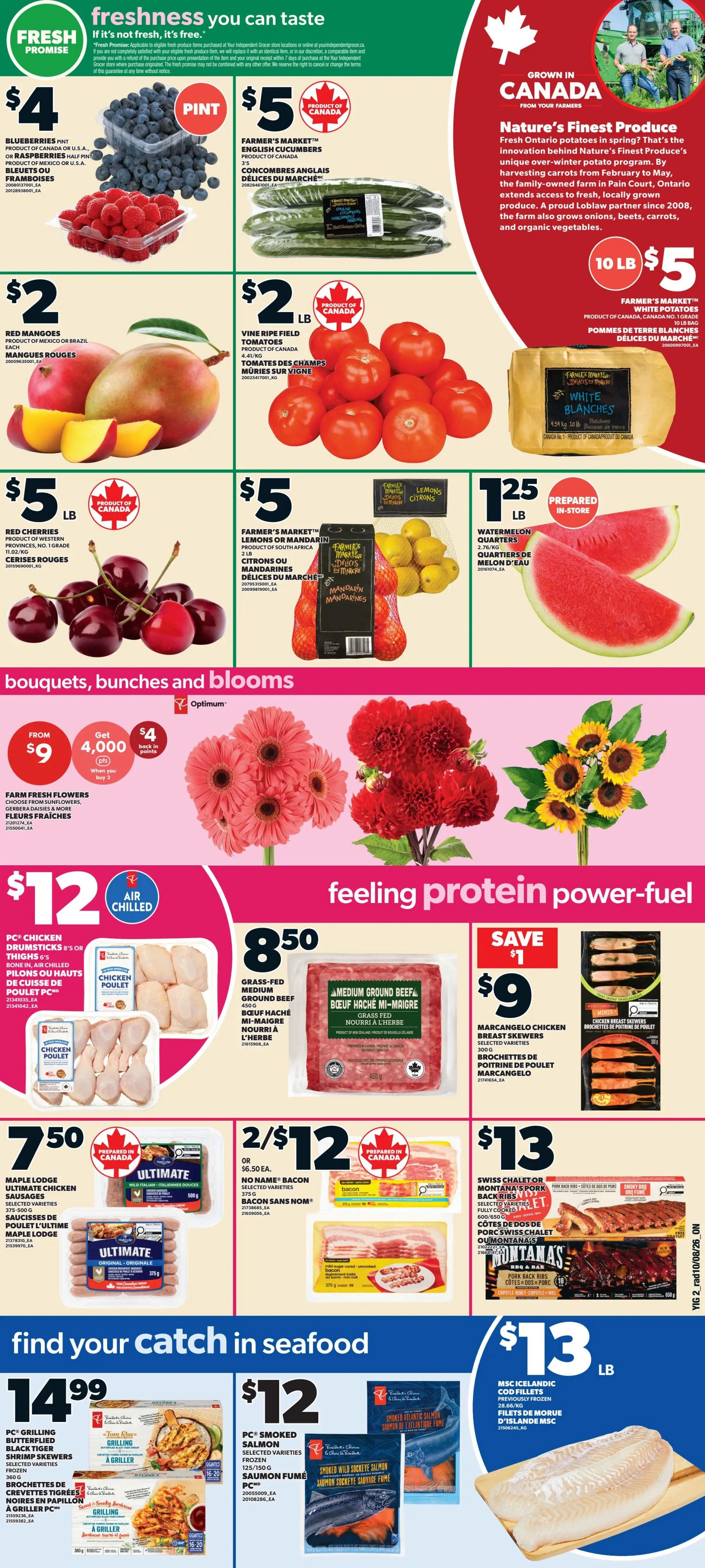 Independent Grocer (ON) Flyer August 13 to 19